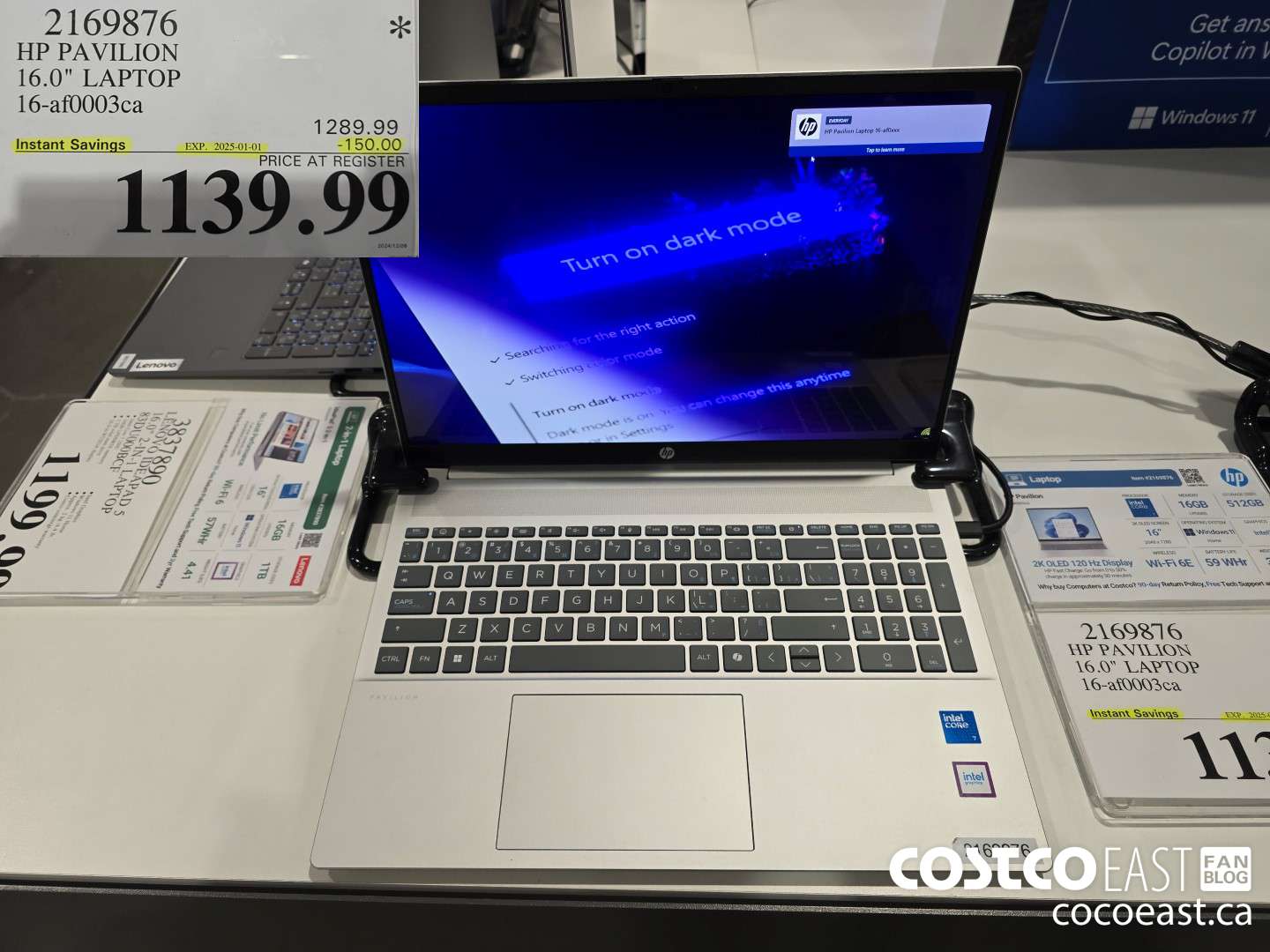 2169876 HP PAVILION 16.0