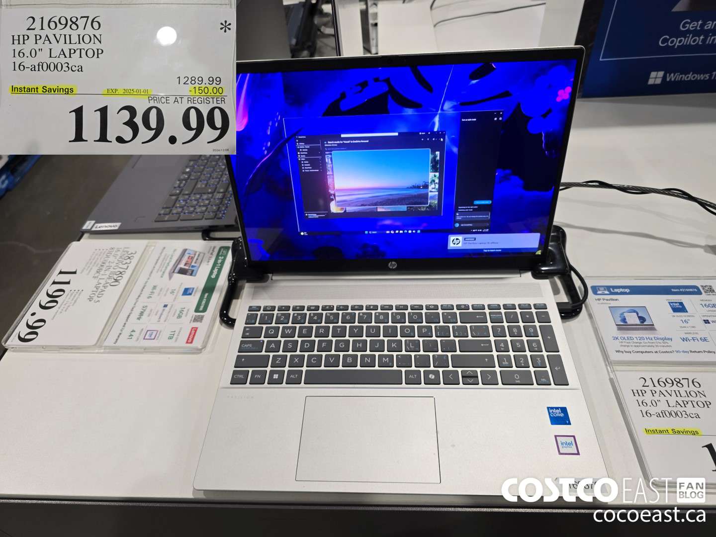 2169876 HP PAVILION 16.0