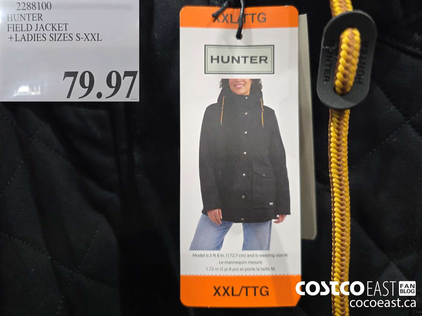 2288100 HUNTER FIELD JACKET + LADIES SIZES S-XAL $79.97