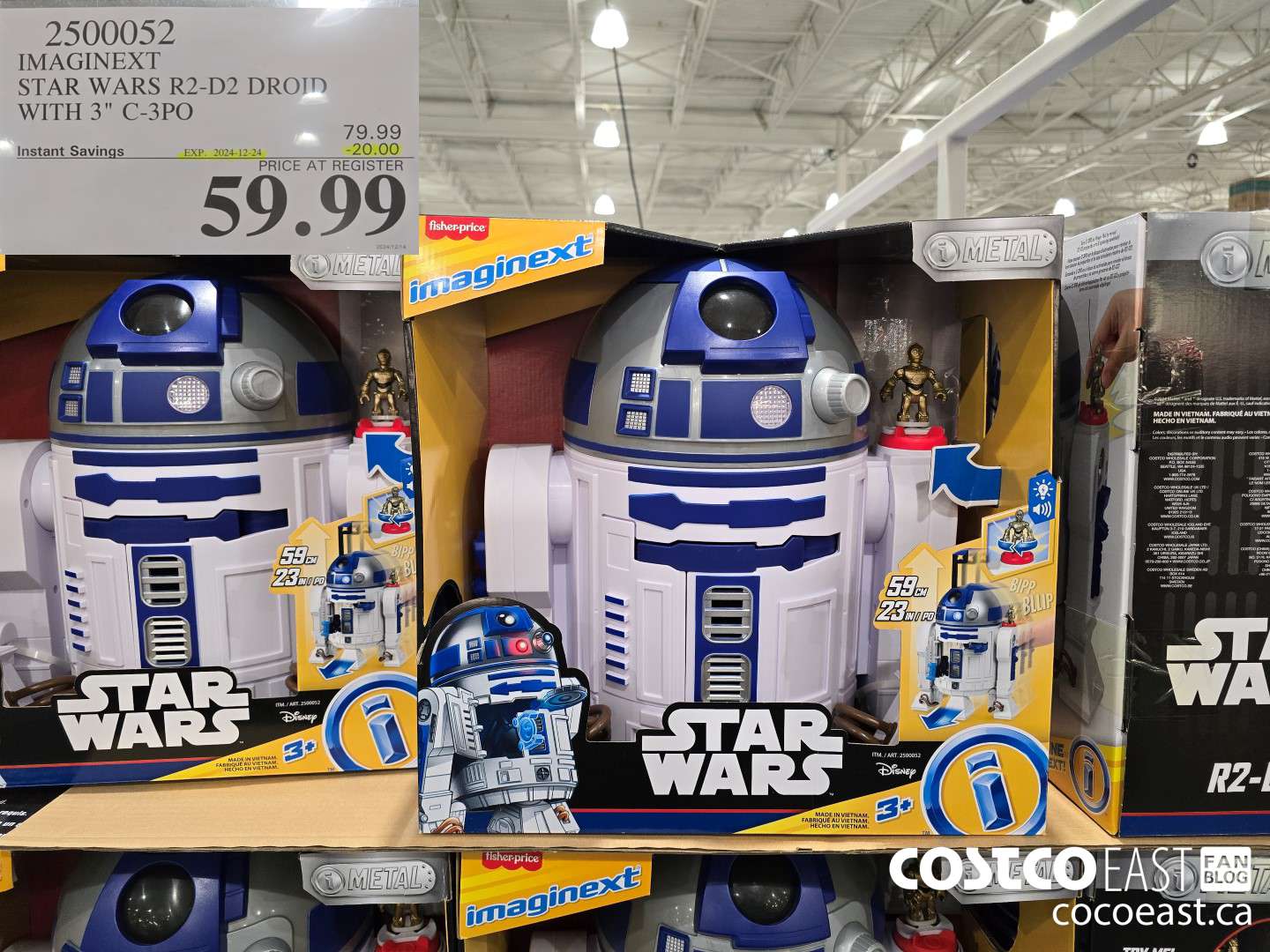 2500052 IMAGINEXT STAR WARS R2-D2 DROID WITH 3