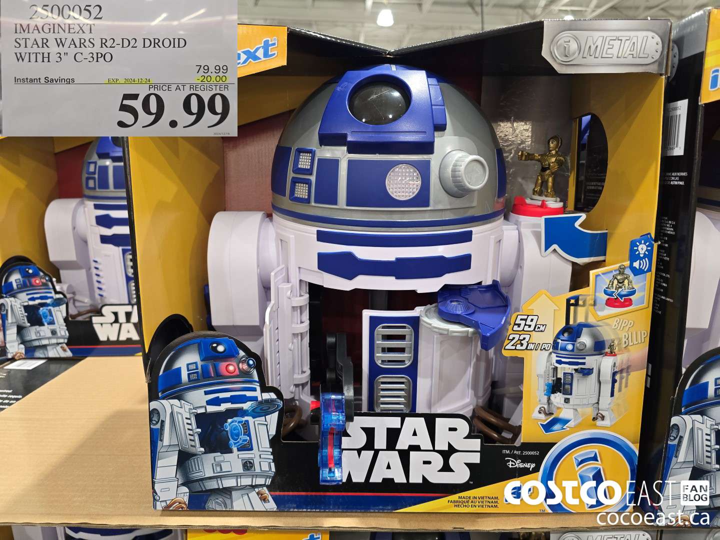 2500052 IMAGINEXT STAR WARS R2-D2 DROID WITH 3