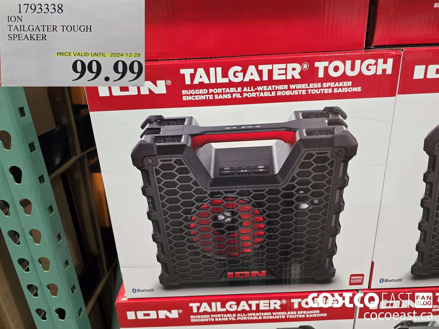 1793338 ION TAILGATER TOUGH SPEAKER $99.99