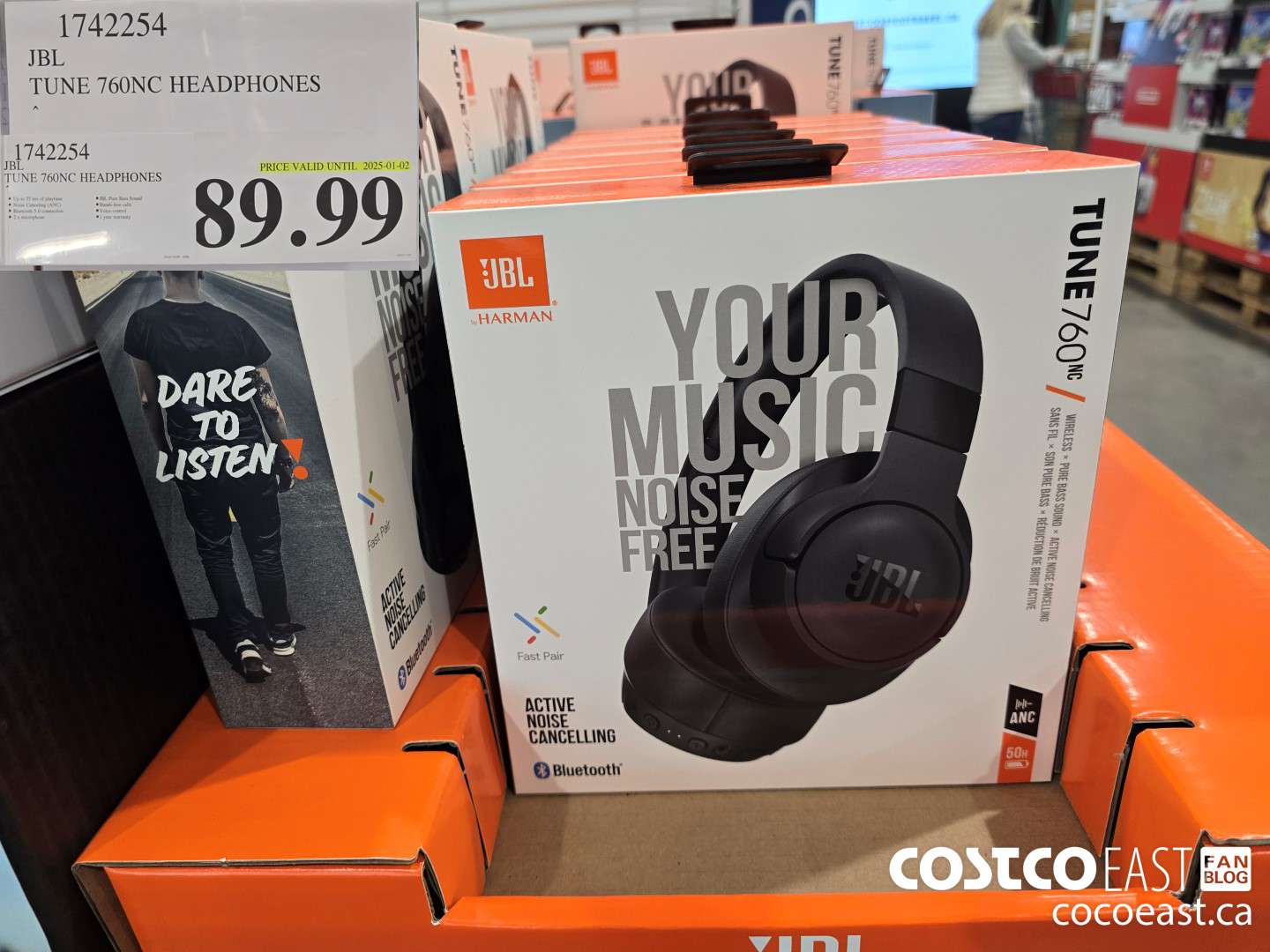 1742254 JBL TUNE 760NC HEADPHONES $89.99