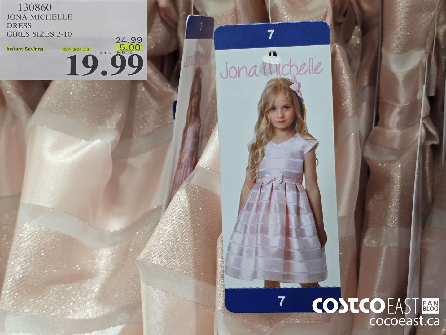 130860 JONA MICHELLE DRESS GIRLS SIZES 2-10 ($5.00 INSTANT SAVINGS EXPIRES ON 2023-12-24) $19.99