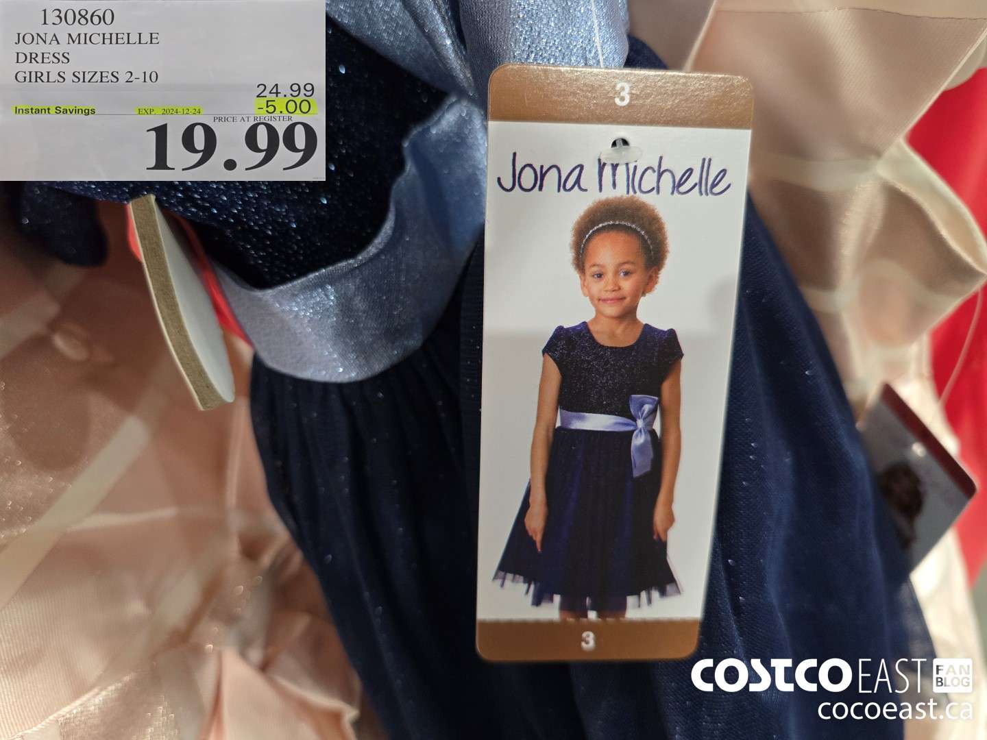 130860 JONA MICHELLE DRESS GIRLS SIZES 2-10 ($5.00 INSTANT SAVINGS EXPIRES ON 2023-12-24) $19.99