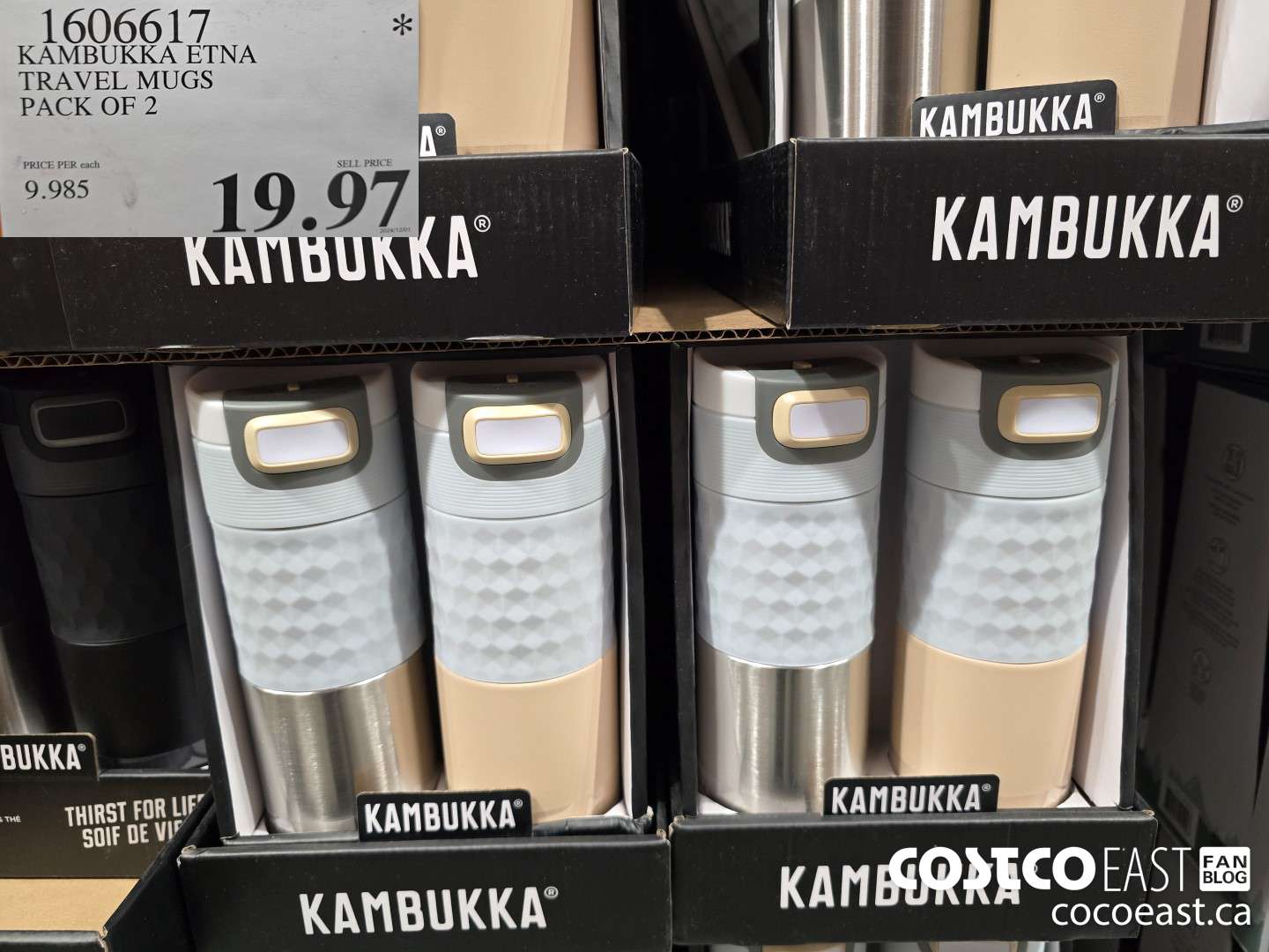 1606617 KAMBUKKA ETNA TRAVEL MUGS PACK OF 2 $19.97