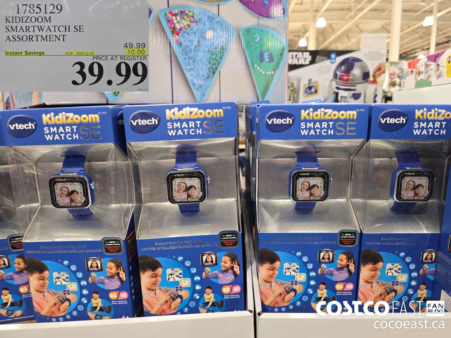 1785129 KIDIZOOM SMARTWATCH SE ASSORTMENT ($10.00 INSTANT SAVINGS EXPIRES ON 2024-12-24) $39.99