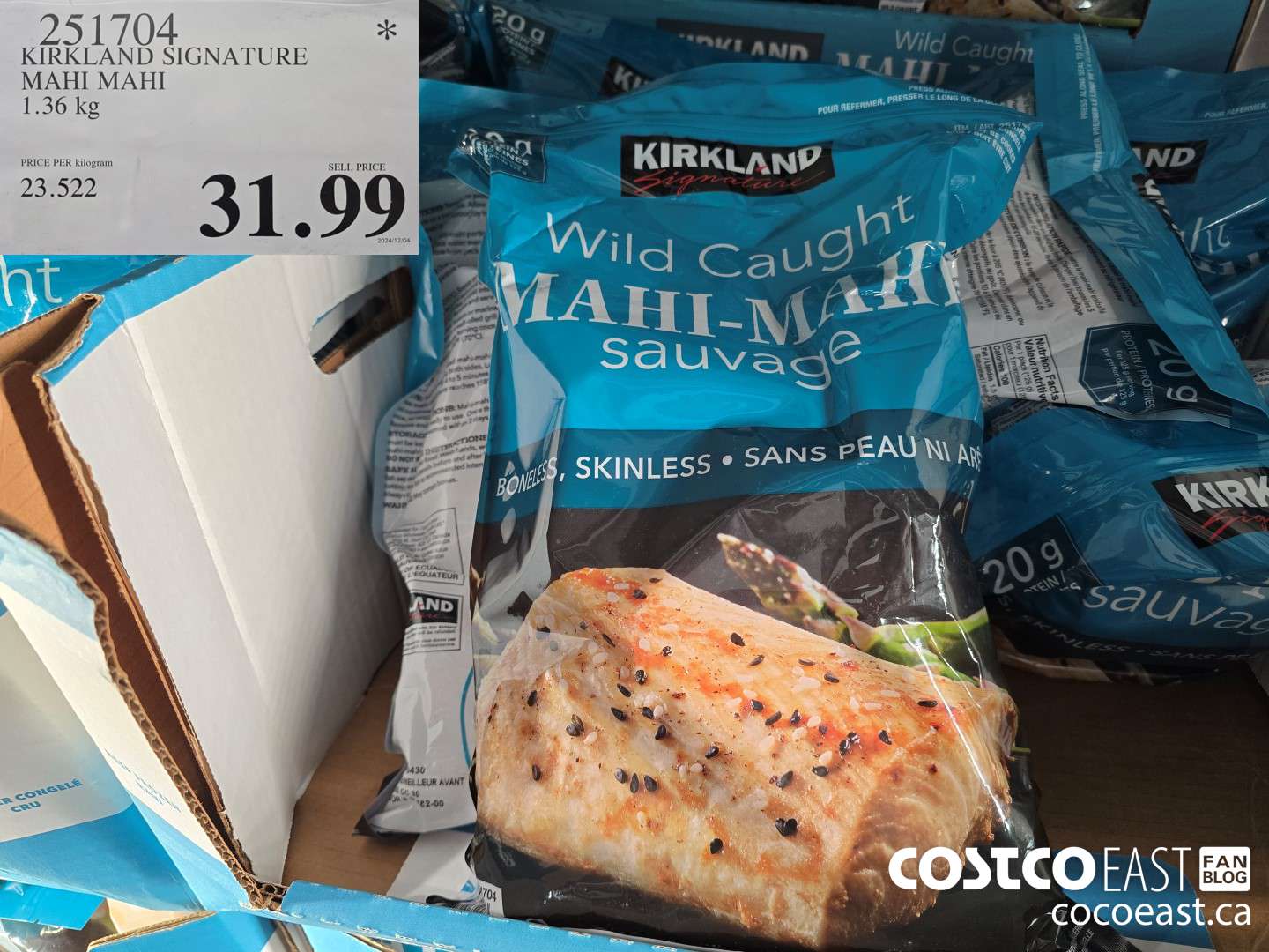 251704 KIRKLAND SIGNATURE MAHI MAHI 1.36 kg $31.99