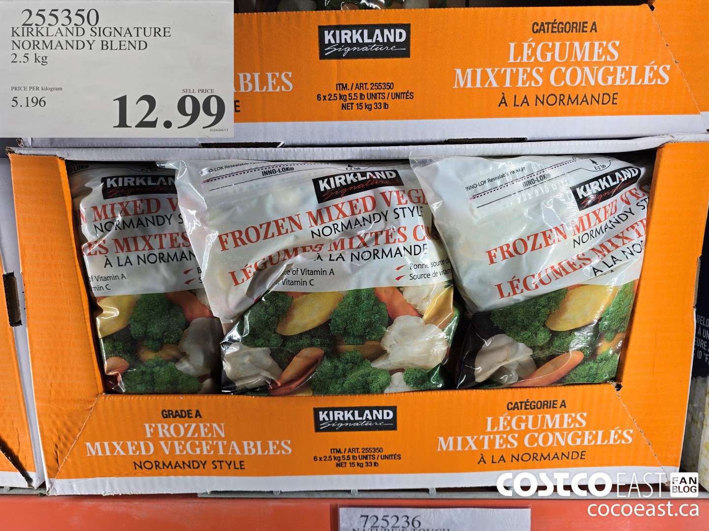 255350 KIRKLAND SIGNATURE NORMANDY BLEND 2.5 KG $12.99