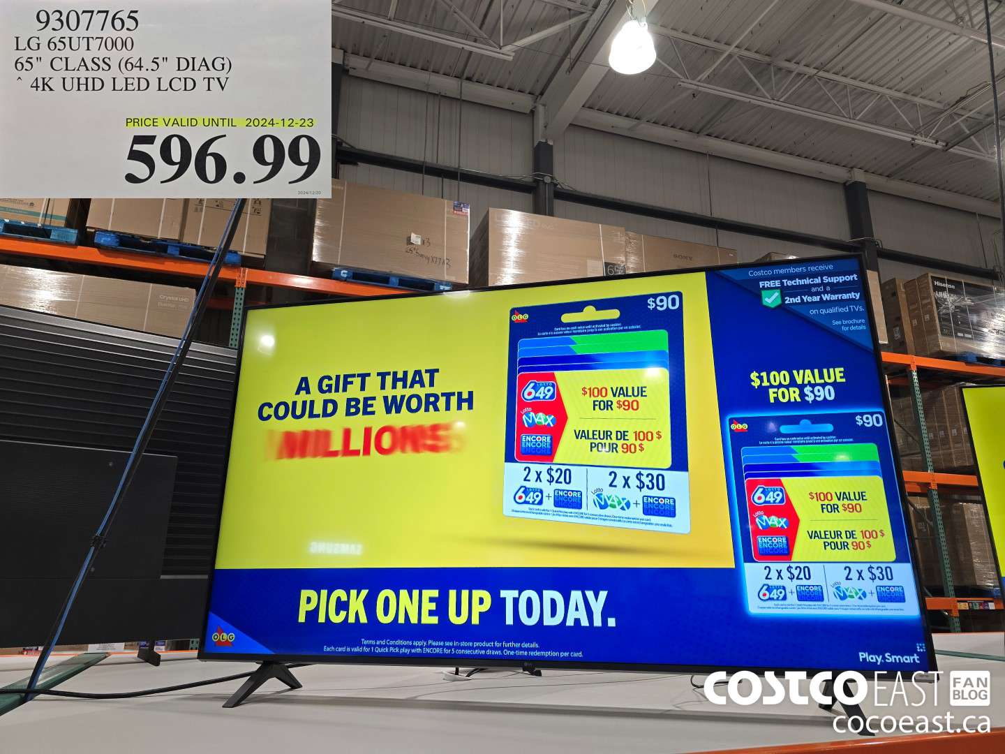 9307765 LG 65UT7000 65