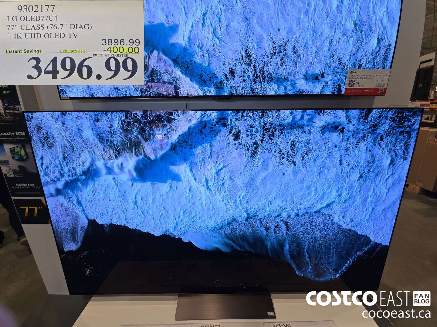 9302177 LG OLED77C4 77