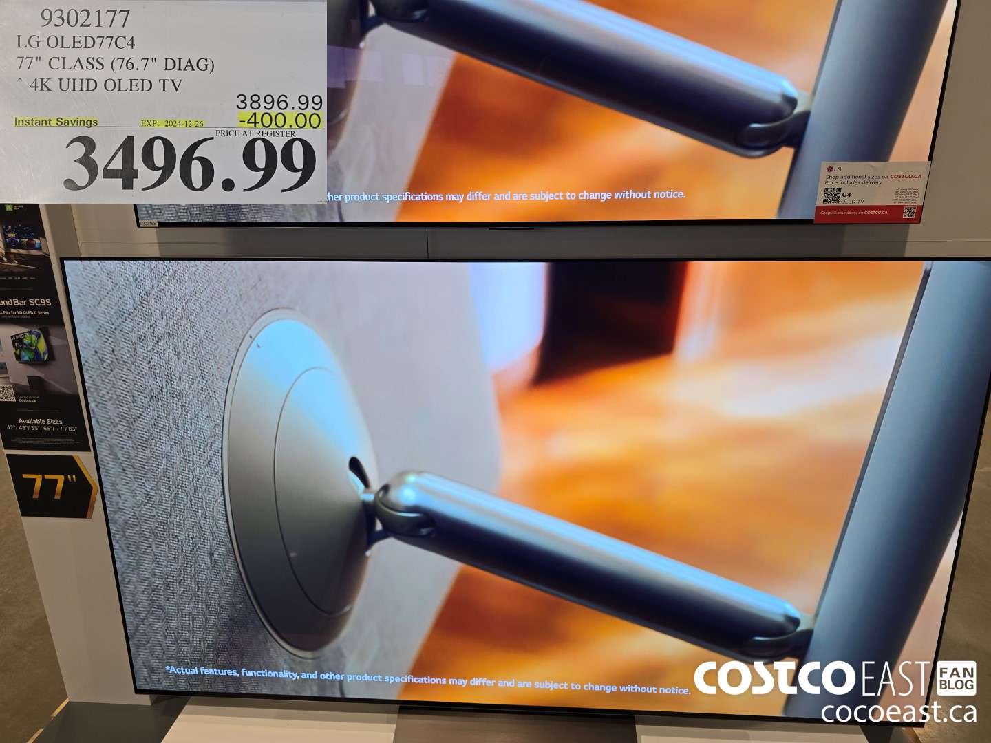 9302177 LG OLED77C4 77