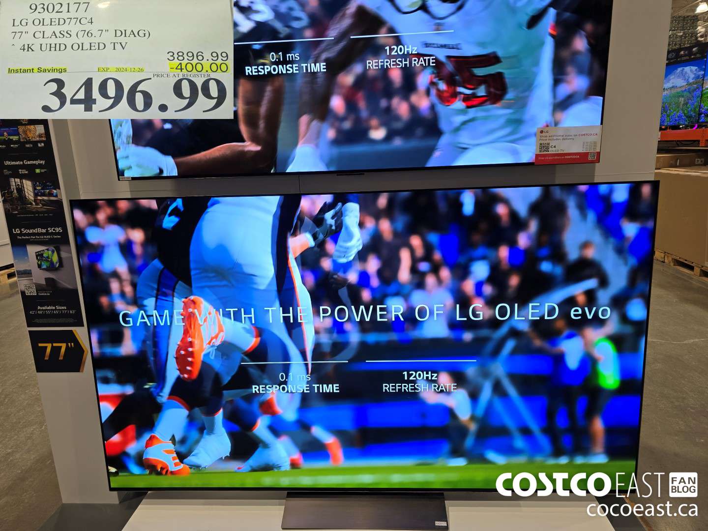 9302177 LG OLED77C4 77