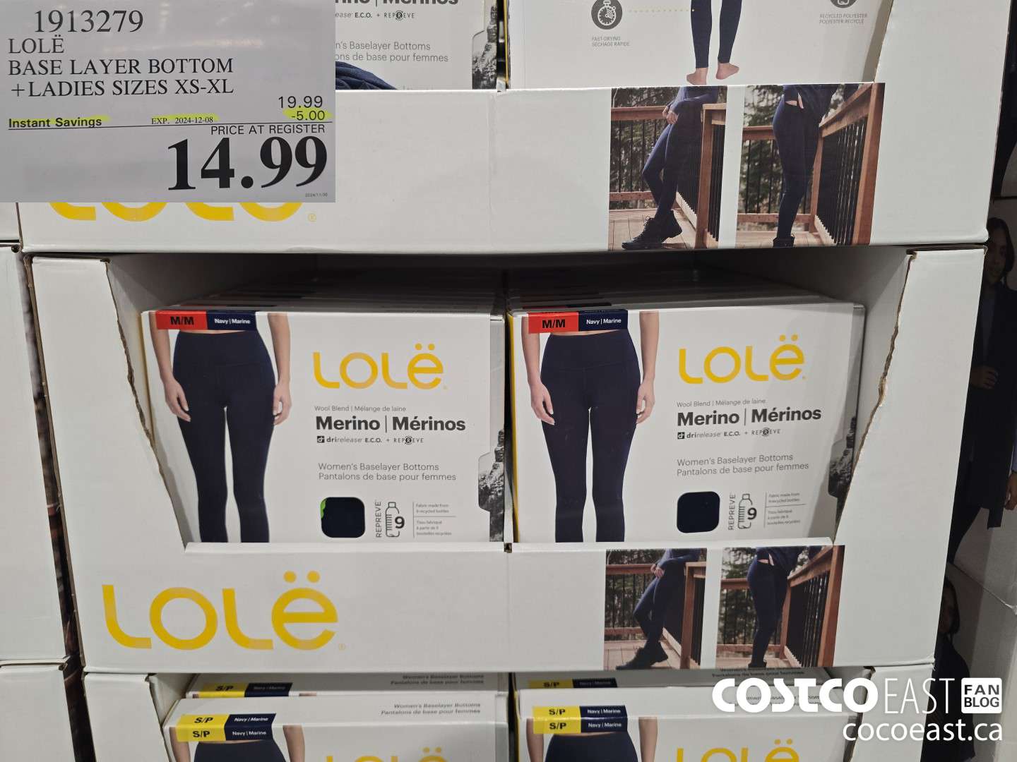 1913279 LOLE BASE LAYER BOTTOM +LADIES SIZES XS-XL ($5.00 INSTANT SAVINGS EXPIRES ON 2024-12-08) $14.99