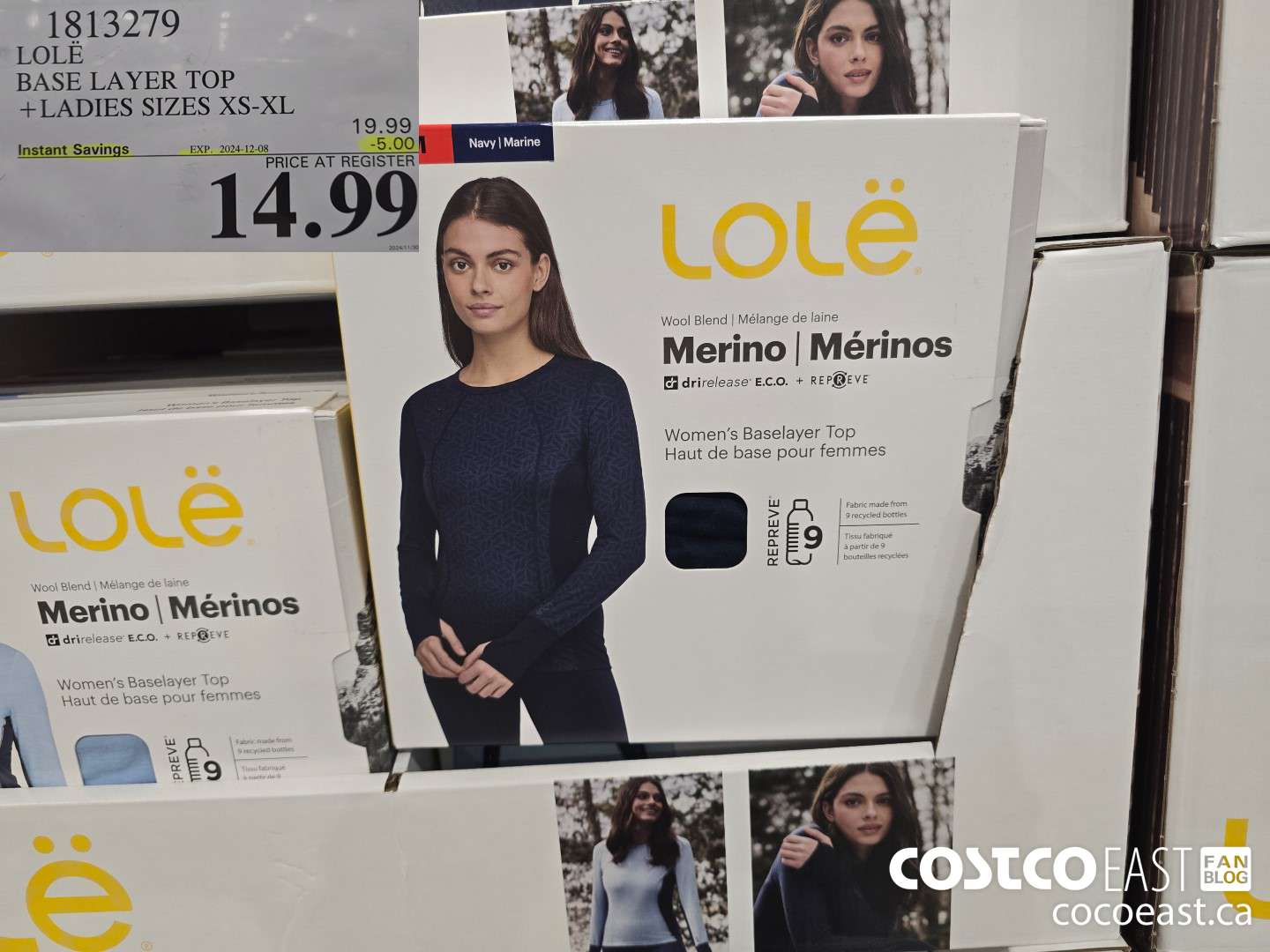 1813279 LOLE BASE LAYER TOP +LADIES SIZES XS-XL ($5.00 INSTANT SAVINGS EXPIRES ON 2024-12-08) $14.99