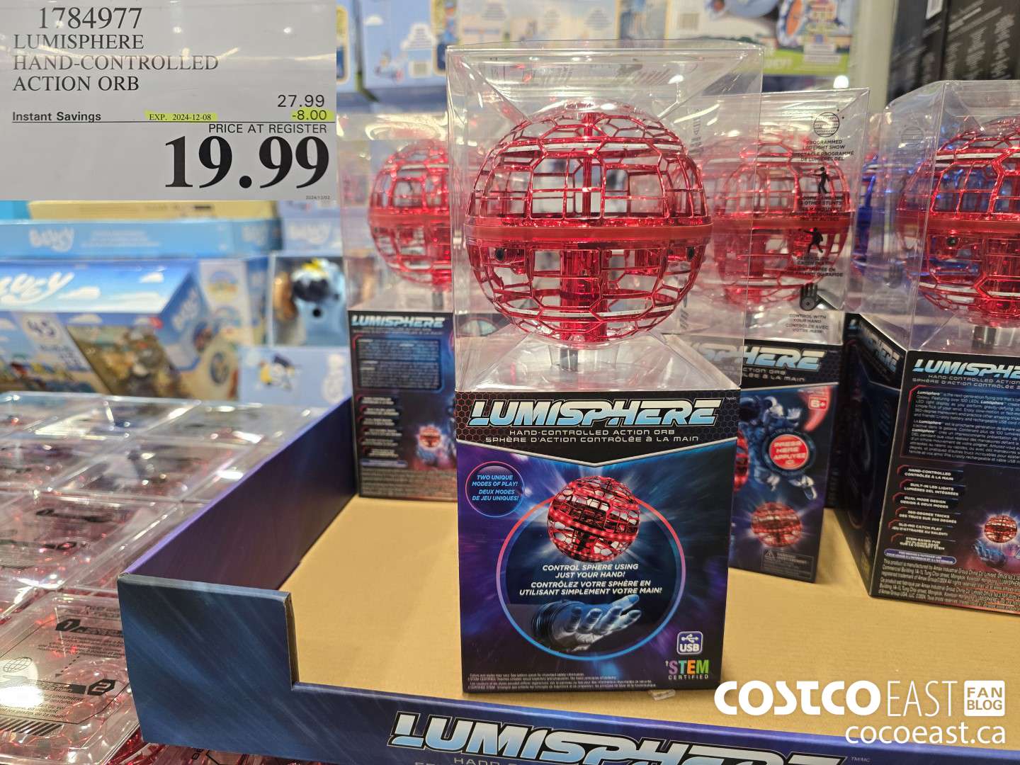 1784977 LUMISPHERE HAND-CONTROLLED ACTION ORB ($8.00 INSTANT SAVINGS EXPIRES ON 2024-12-08) $19.99