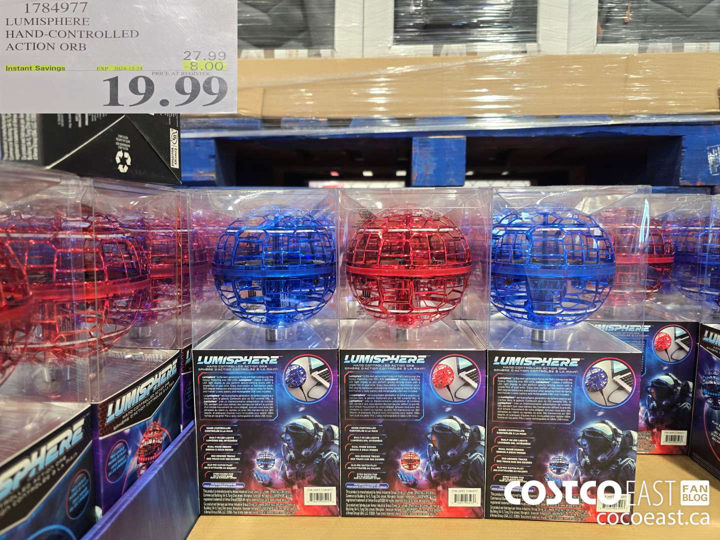 1784977 LUMISPHERE HAND-CONTROLLED ACTION ORB ($8.00 INSTANT SAVINGS EXPIRES ON 2024-12-24) $19.99