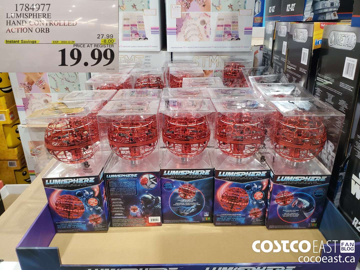 1784977 LUMISPHERE HAND-CONTROLLED ACTION ORB ($8.00 INSTANT SAVINGS EXPIRES ON 2024-12-29) $19.99