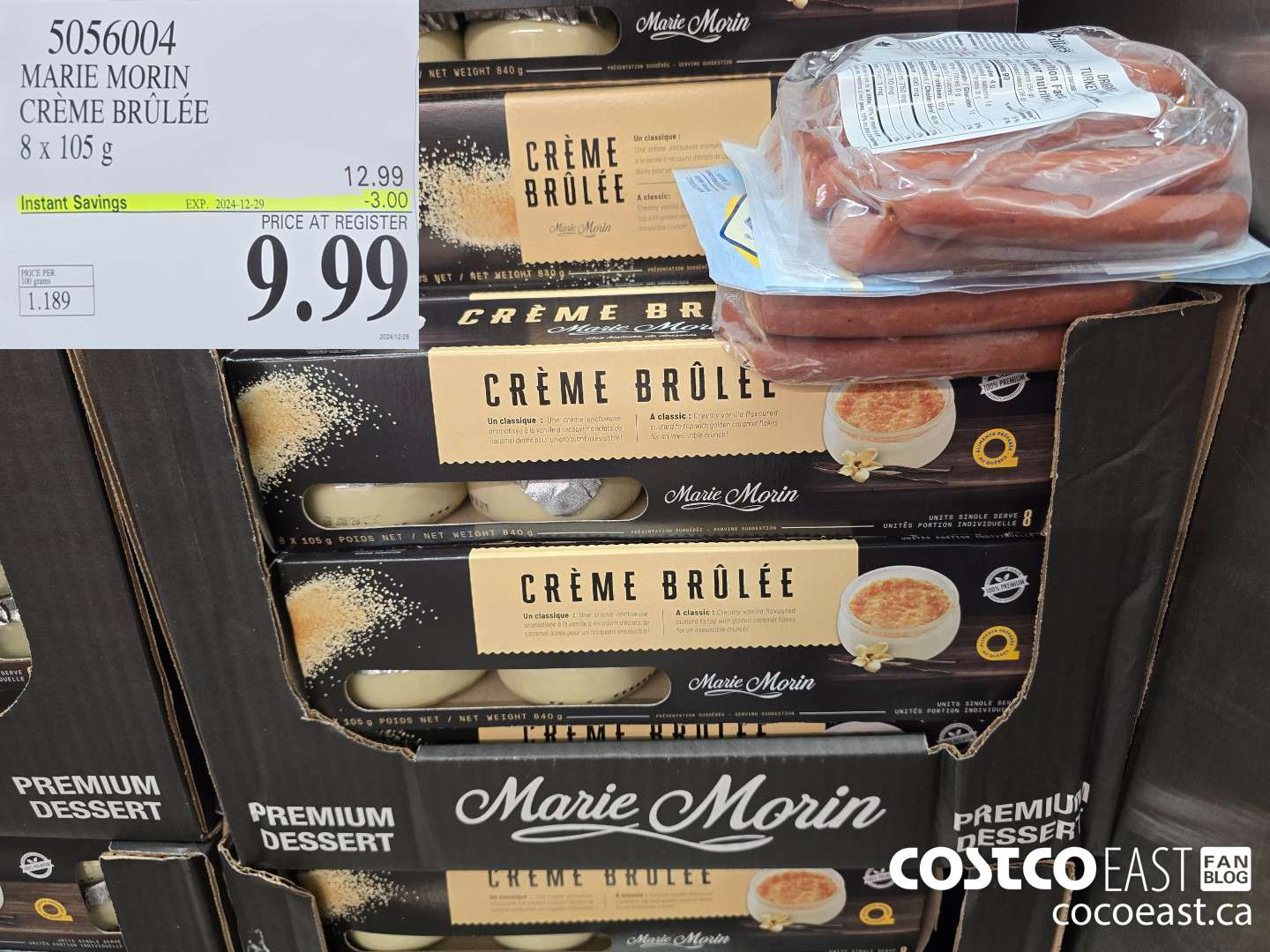 5056004 MARIE MORIN CREME BRULEE 8 x 105 g $9.99