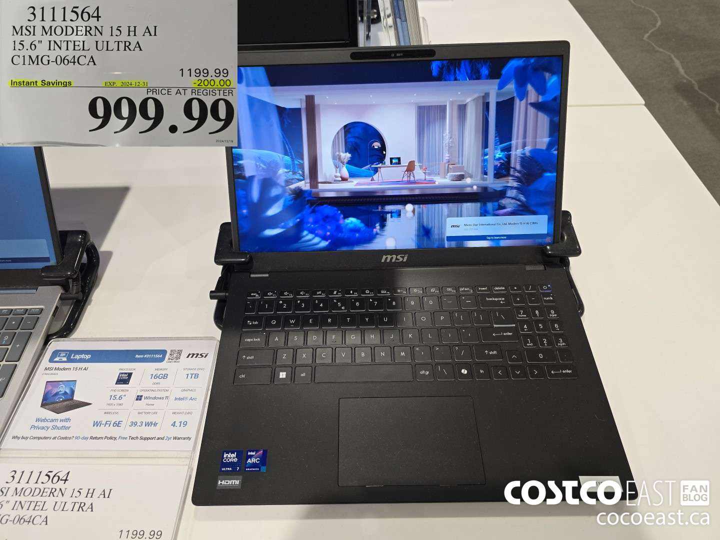 3111564 MSI MODERN 15 H AI 15.6