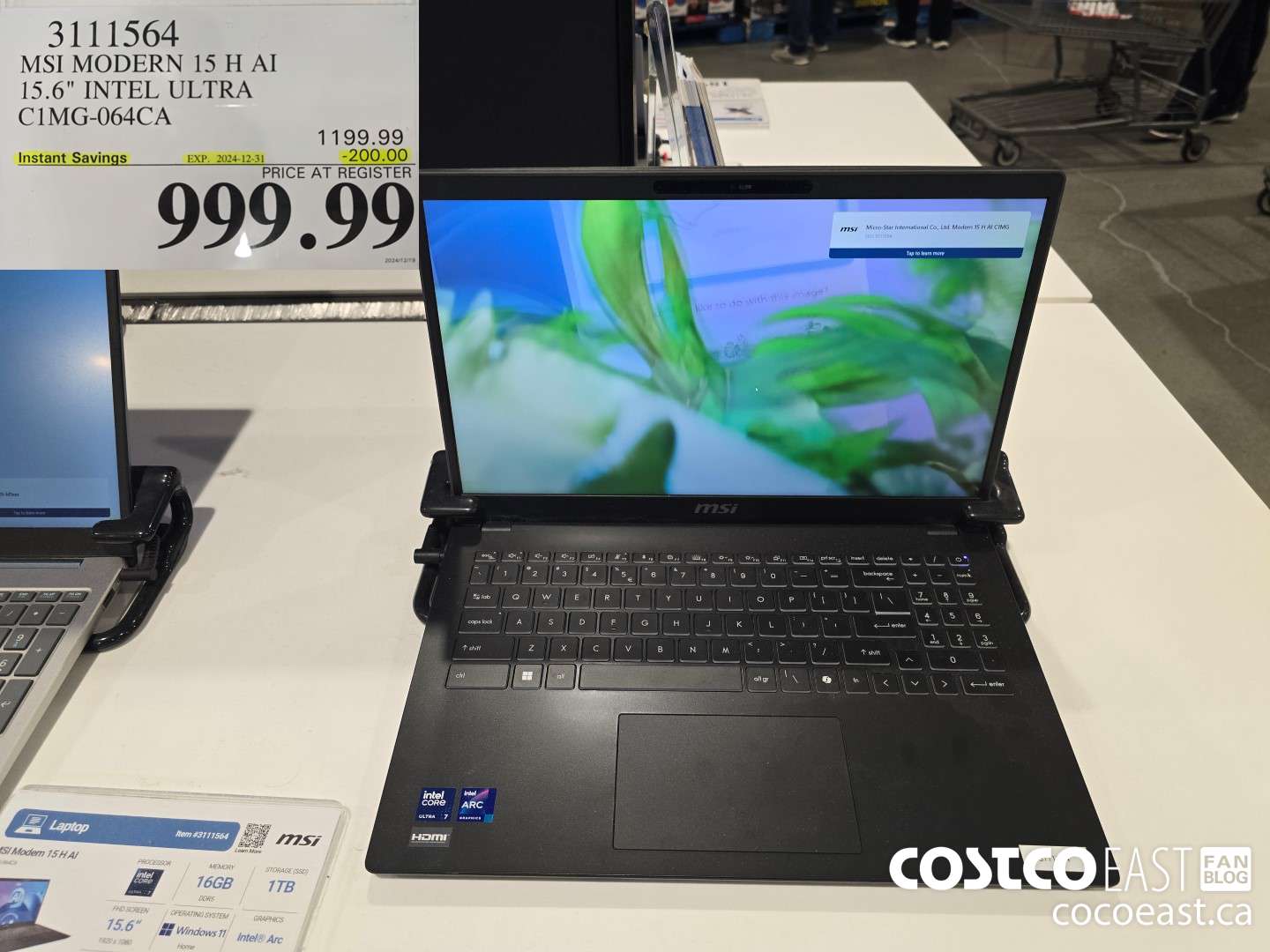 3111564 MSI MODERN 15 H AI 15.6