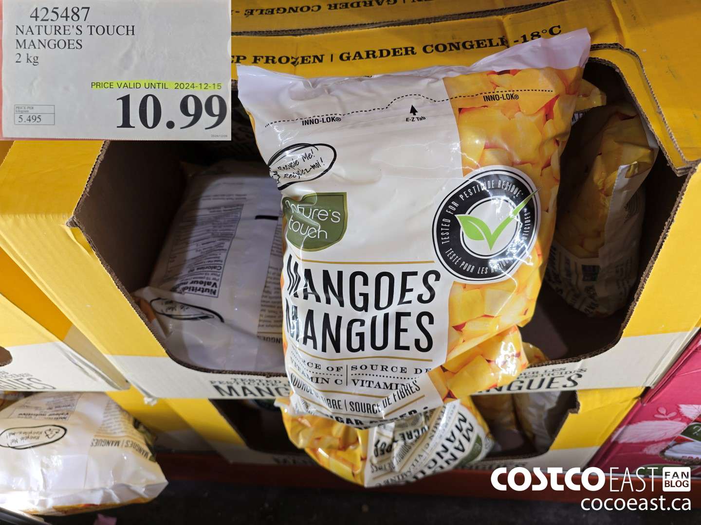 425487 NATURE'S TOUCH MANGOES 2 kg $10.99