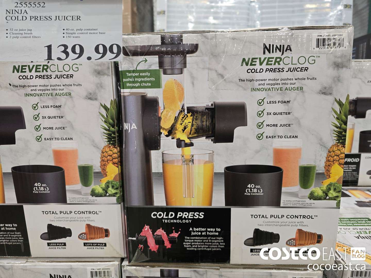 2555552 NINJA COLD PRESS JUICER $139.99