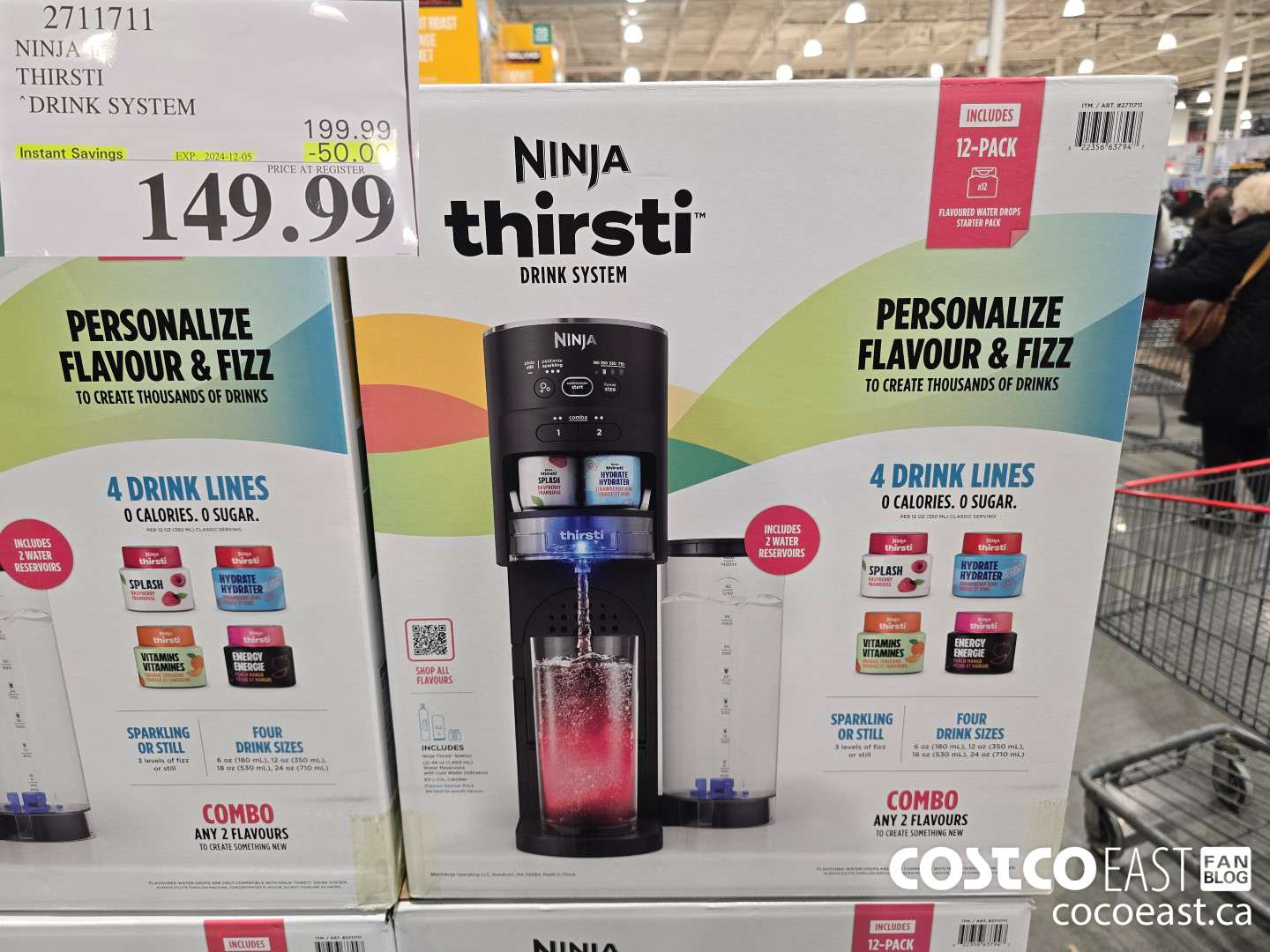 2711711 NINJA THIRSTI DRINK SYSTEM  ($50.00 INSTANT SAVINGS EXPIRES ON 2024-12-05) $149.99