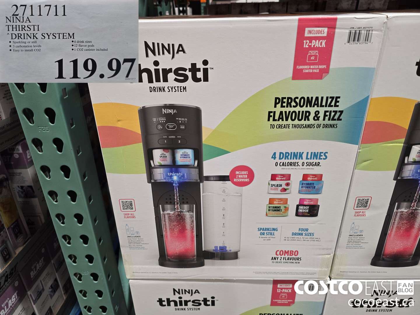 2711711 NINJA THIRSTI DRINK SYSTEM $119.97