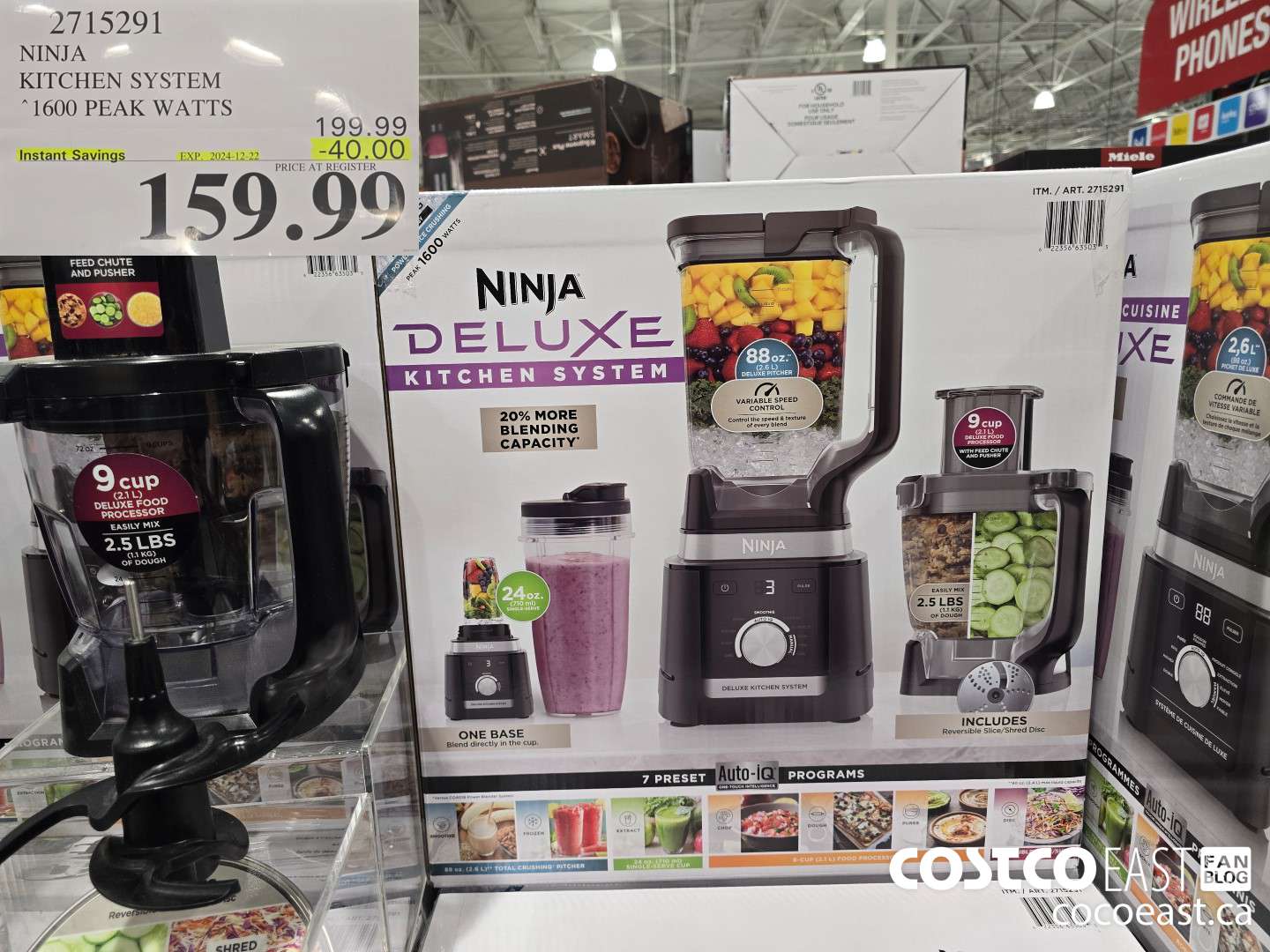 2715291 NINJA ~ KITCHEN SYSTEM 1600 PEAK WATTS ($40.00 INSTANT SAVINGS EXPIRES ON 2024-12-22) $159.99