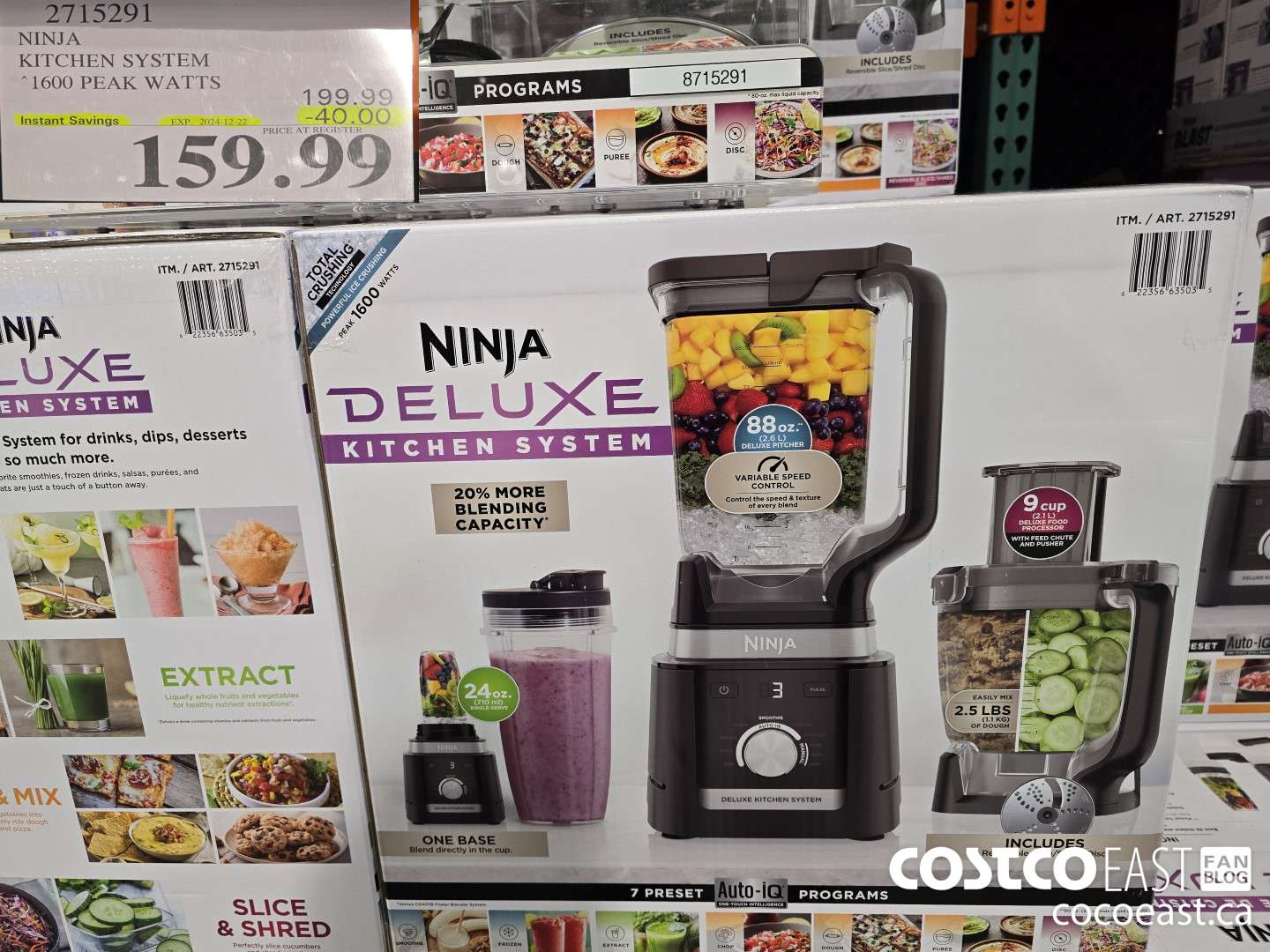 2715291 NINJA ~ KITCHEN SYSTEM 1600 PEAK WATTS ($40.00 INSTANT SAVINGS EXPIRES ON 2024-12-22) $159.99