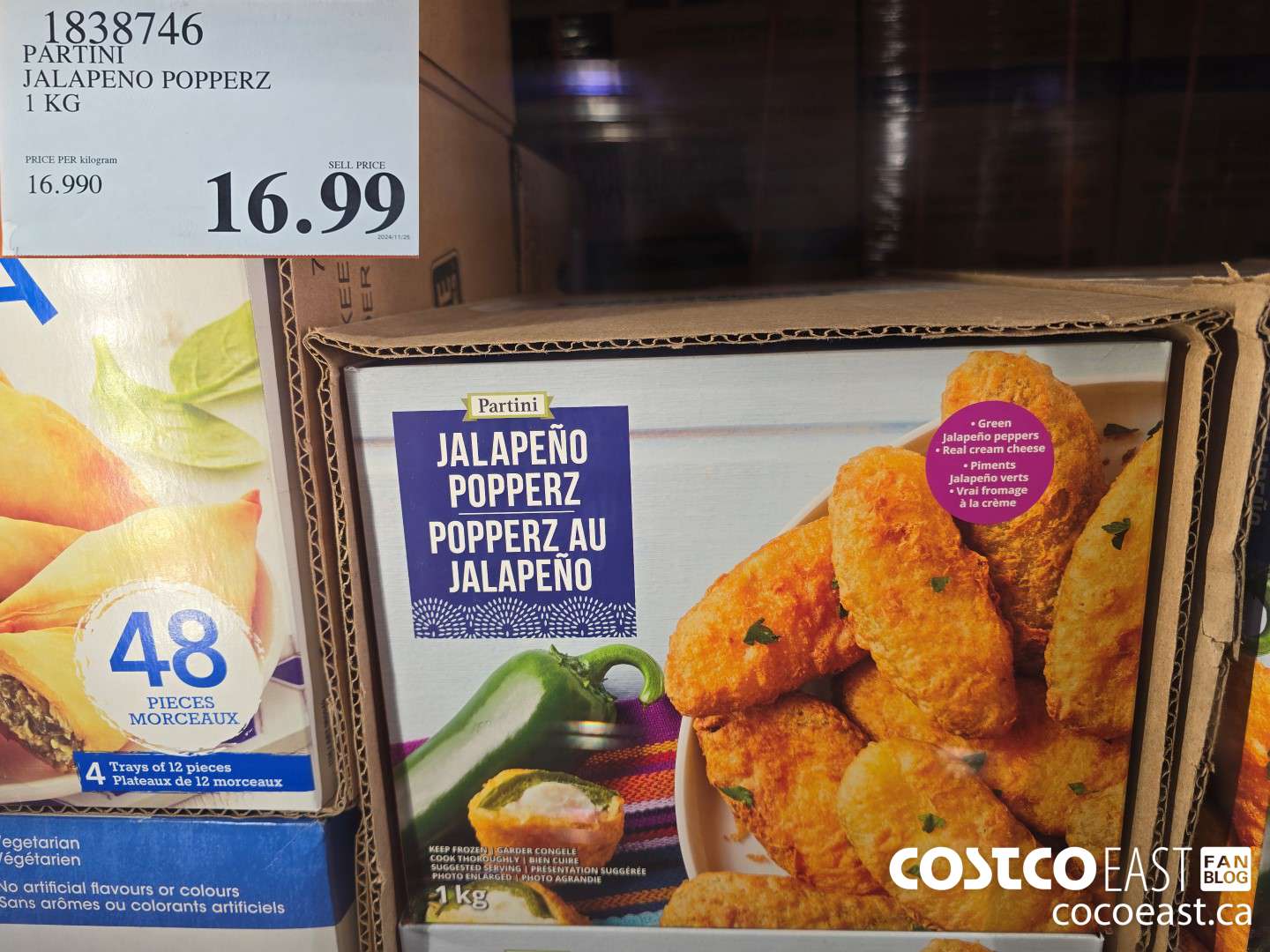 1838746 PARTINI JALAPENO POPPERZ 1 KG $16.99