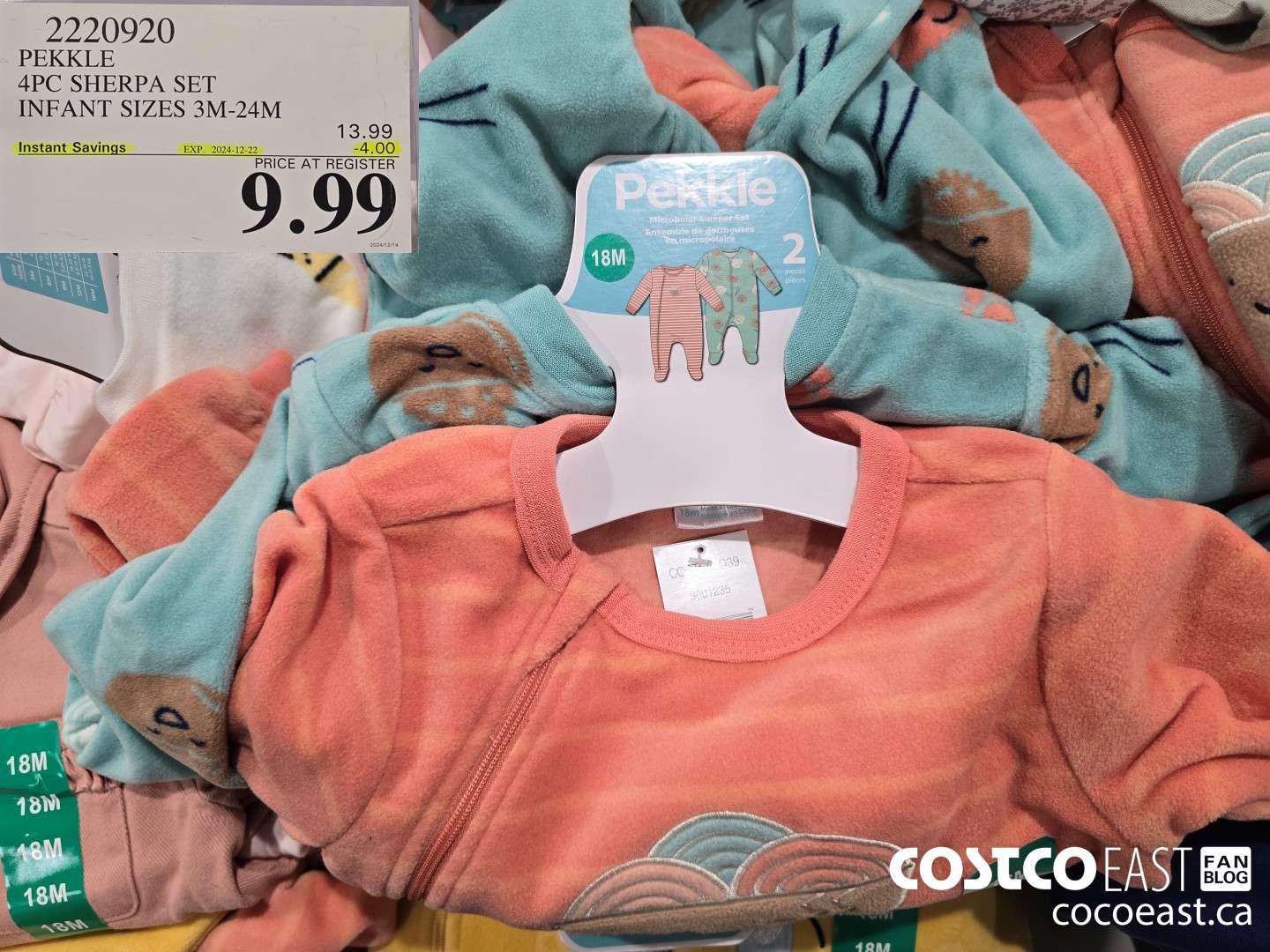 2220920 PEKKLE 4PC SHERPA SET INFANT SIZES 3M-24M ($4.00 INSTANT SAVINGS EXPIRES ON 2024-12-22) $9.99