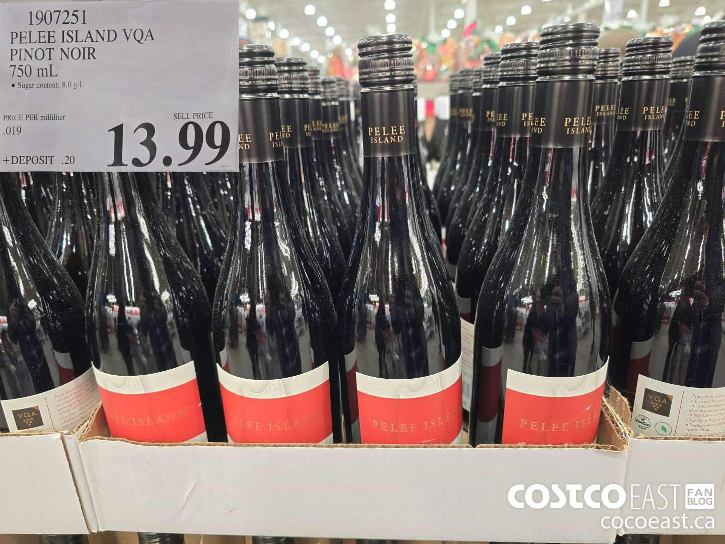 1907251 PELEE ISLAND VQA PINOT NOIR 750 mL $13.99