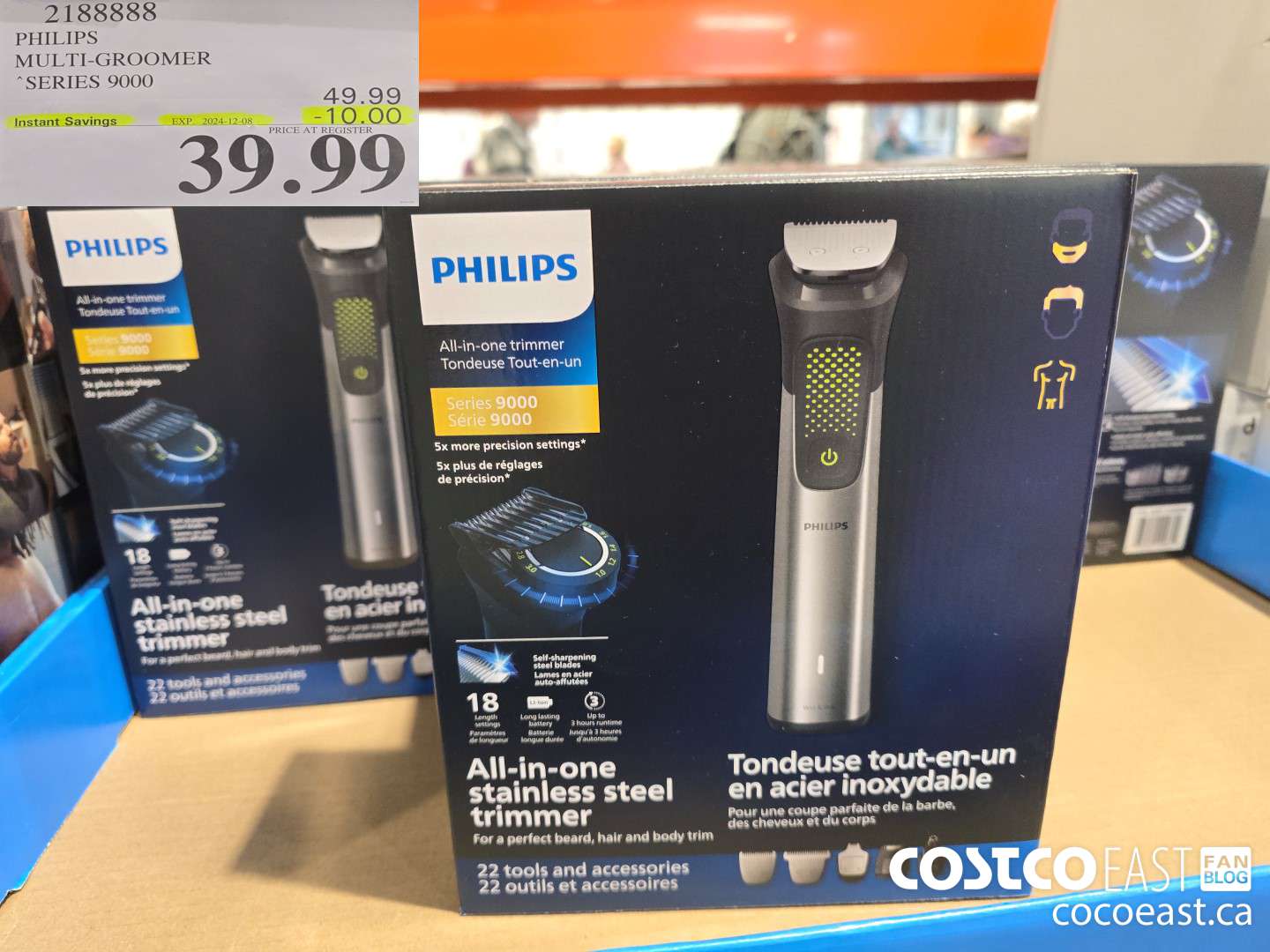 2188888 PHILIPS MULTI-GROOMER “SERIES 9000 ($10.00 INSTANT SAVINGS EXPIRES ON 2024-12-08) $39.99