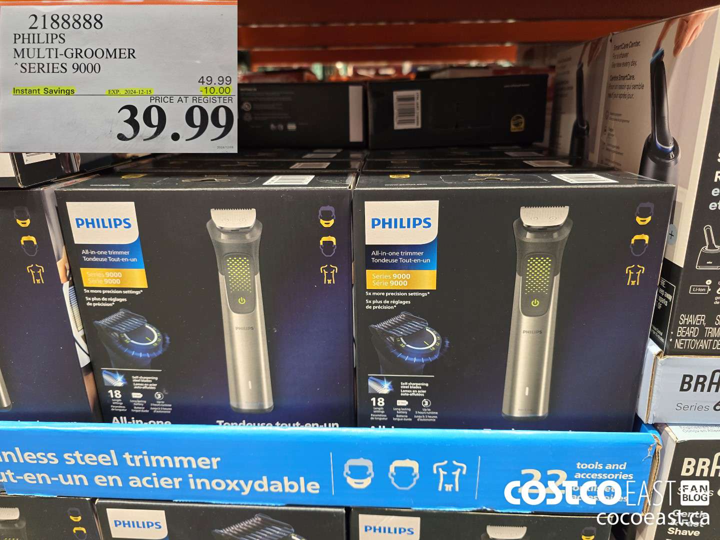 2188888 PHILIPS MULTI-GROOMER “SERIES 9000 ($10.00 INSTANT SAVINGS EXPIRES ON 2024-12-15) $39.99