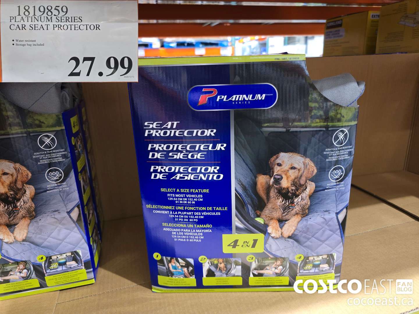 1819859 PLATINUM SERIES CAR SEAT PROTECTOR $27.99