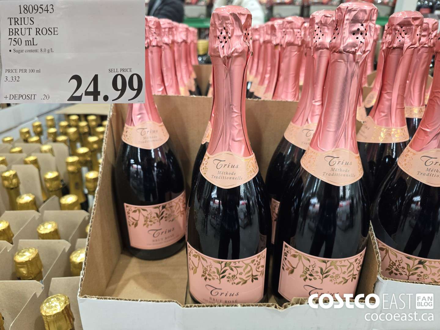 1809543 PRIUS BRUT ROSE 750 mL $24.99