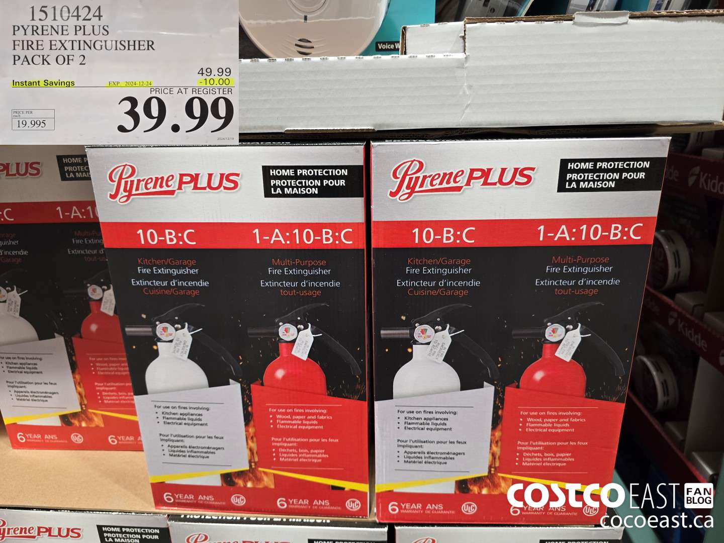 1510424 PYRENE PLUS FIRE EXTINGUISHER PACK OF 2 ($10.00 INSTANT SAVINGS EXPIRES ON 2024-12-24) $39.99