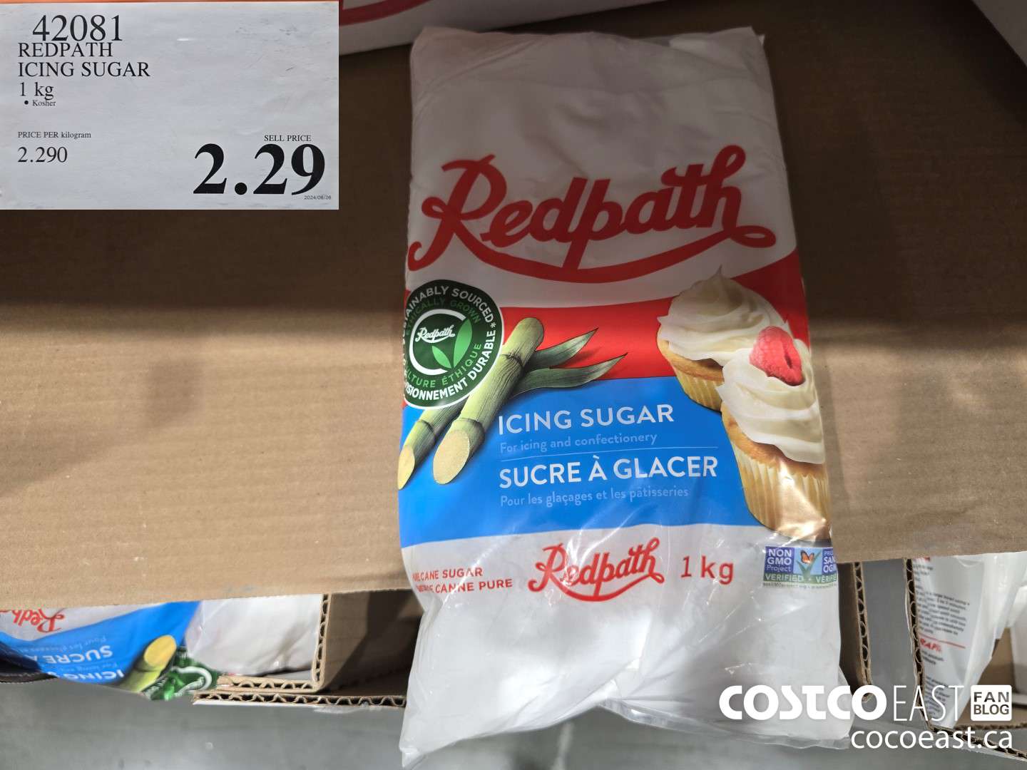 42081 REDPATH ICING SUGAR 1 KG $2.29