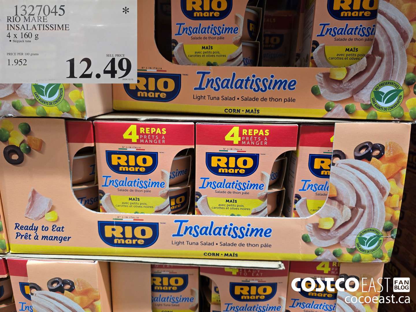 1327045 RIO MARE INSALATISSIME 4 X 160 G $12.49