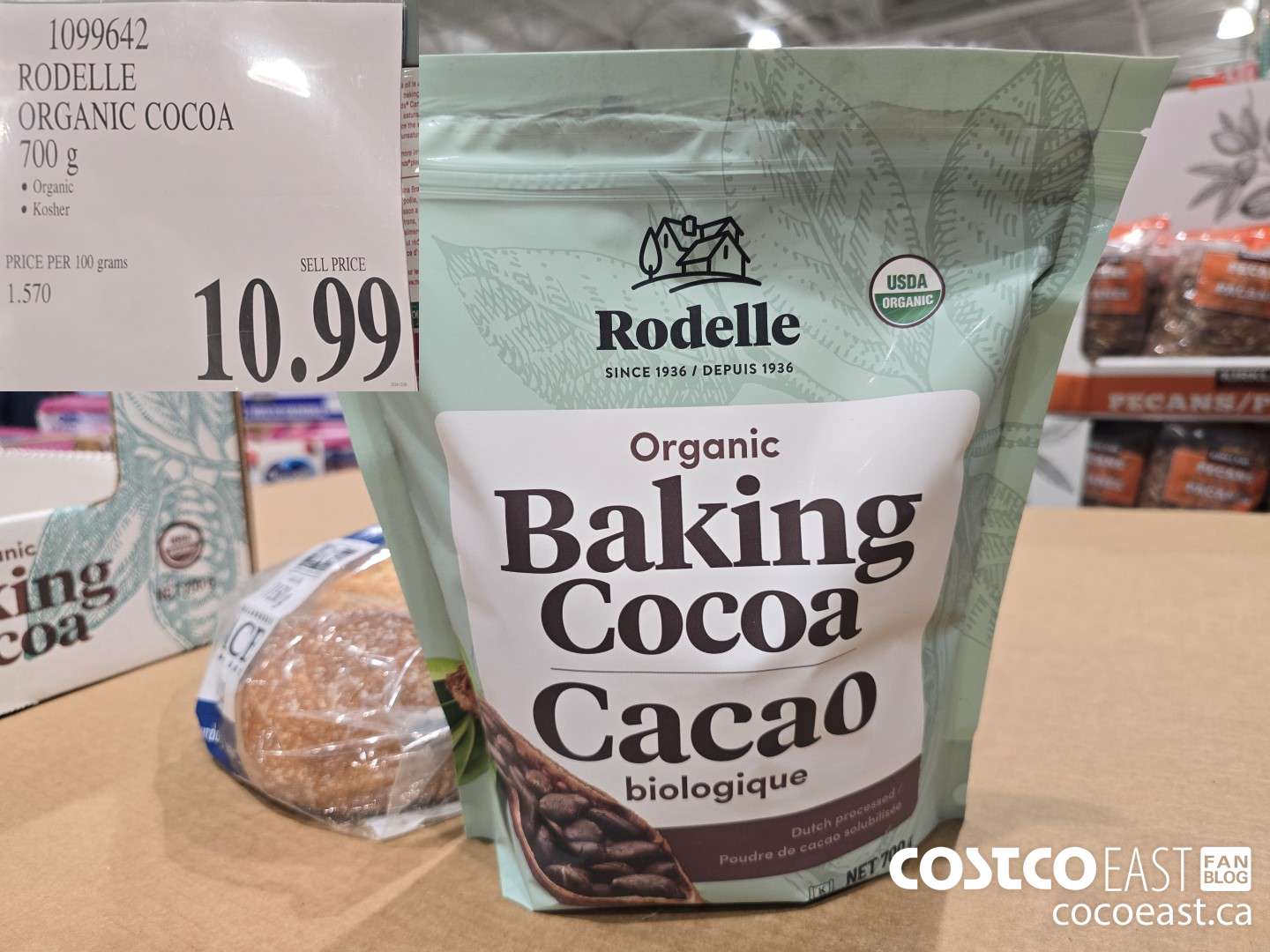 1099642 RODELLE ORGANIC COCOA 700 G $10.99