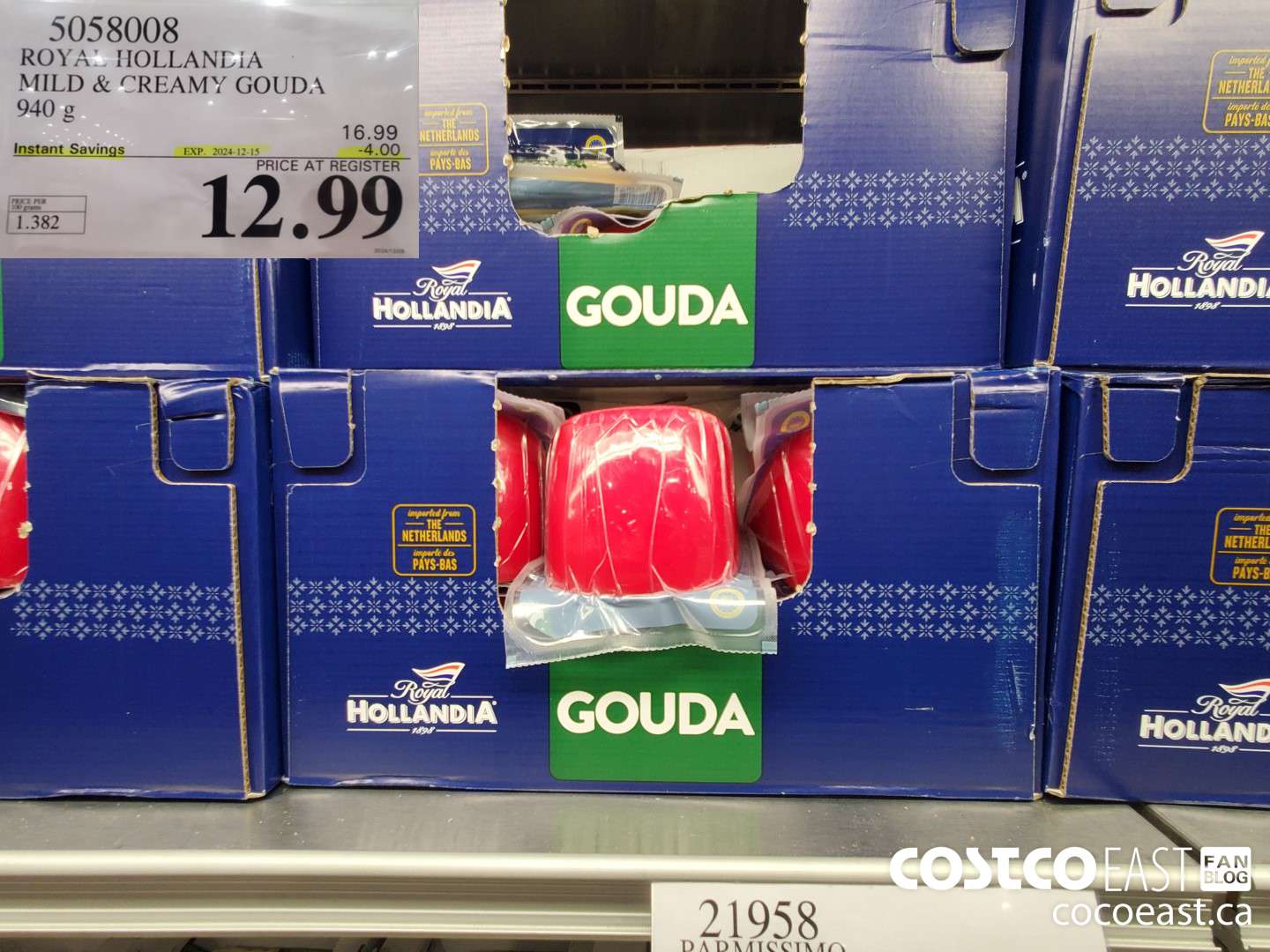 5058008 ROYAL HOLLANDIA MILD & CREAMY GOUDA 940 G ($4.00 INSTANT SAVINGS EXPIRES ON 2024-12-15) $12.99