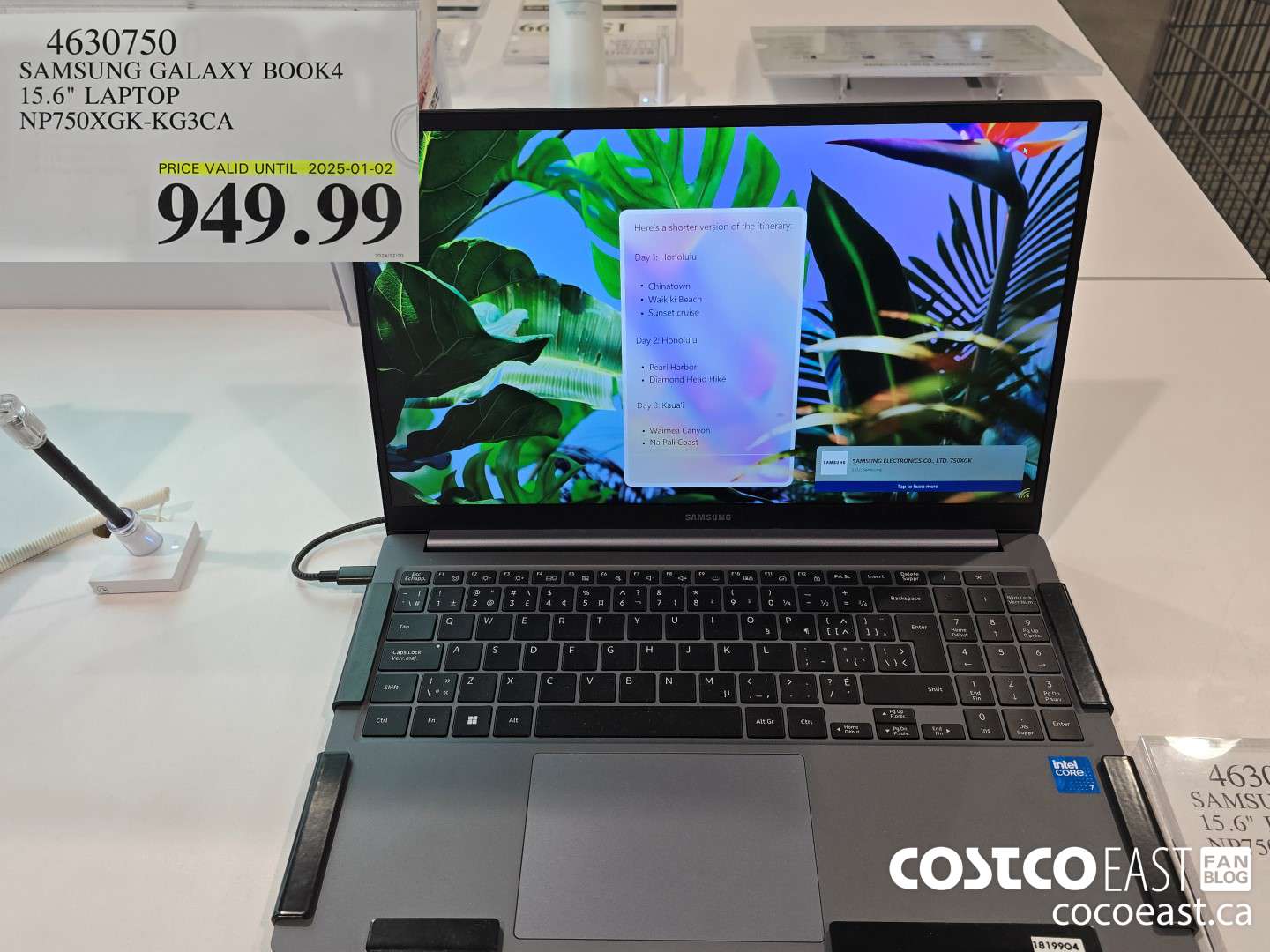 4630750 SAMSUNG GALAXY BOOK4 15.6