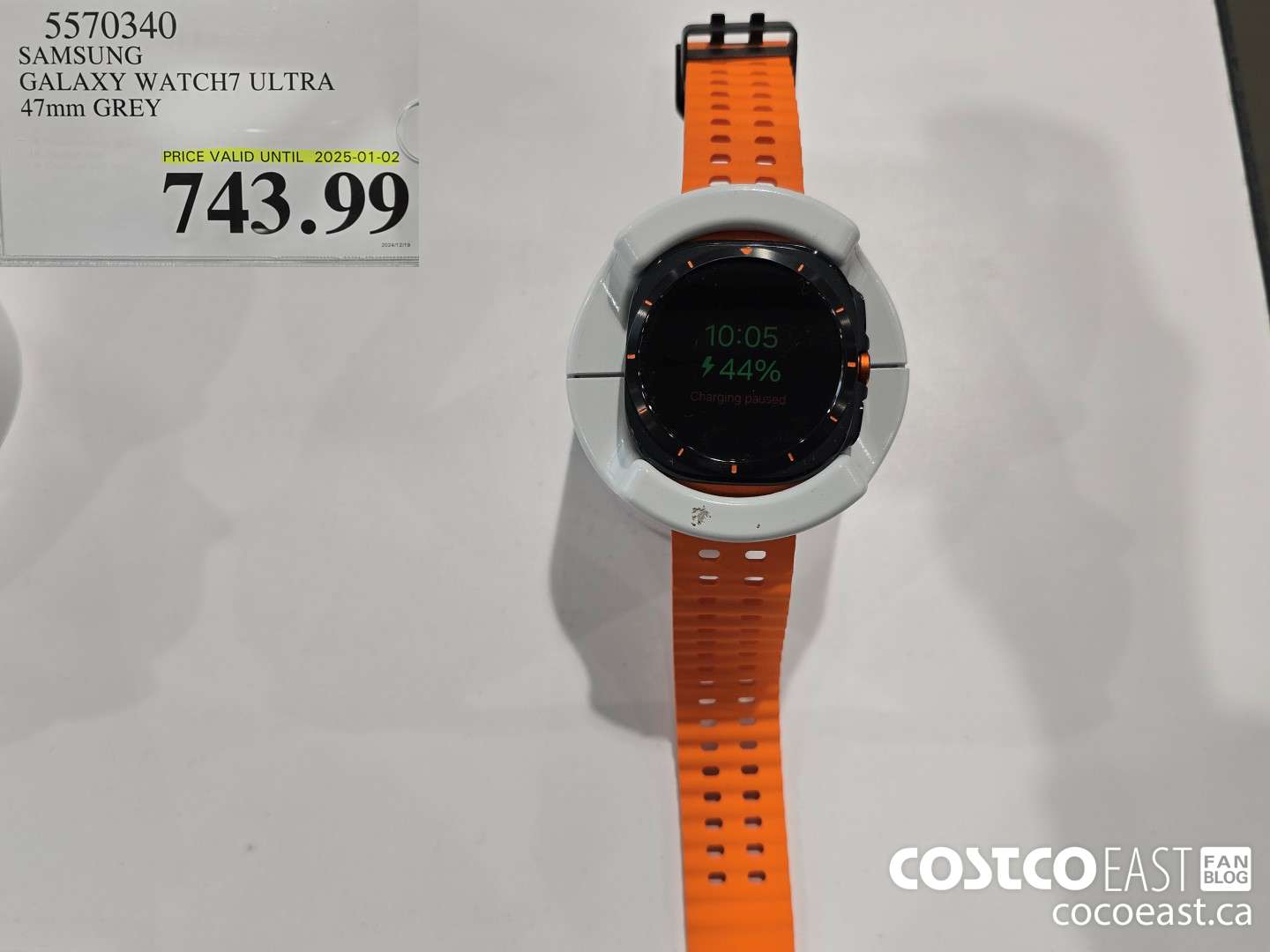 5570340 SAMSUNG GALAXY WATCH7 ULTRA 47mm GREY $743.99