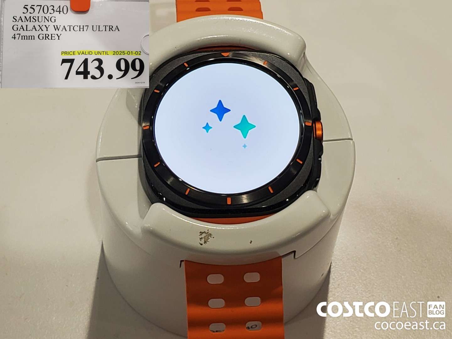 5570340 SAMSUNG GALAXY WATCH7 ULTRA 47mm GREY ($135.00 INSTANT SAVINGS EXPIRES ON 2025-01-02) $743.99