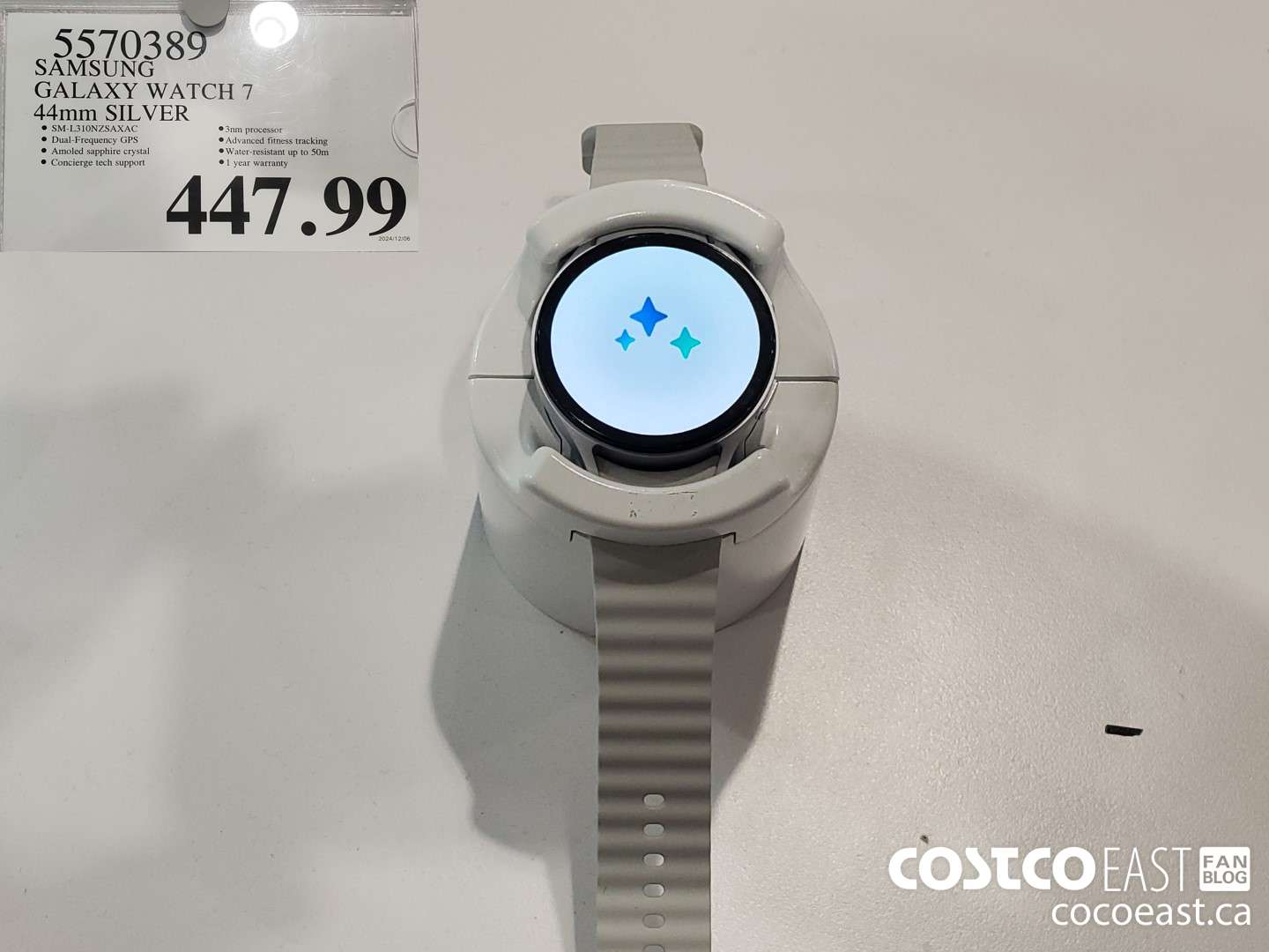 5570389 SAMSUNG GALAXY WATCH 7 44mm Silver $447.99
