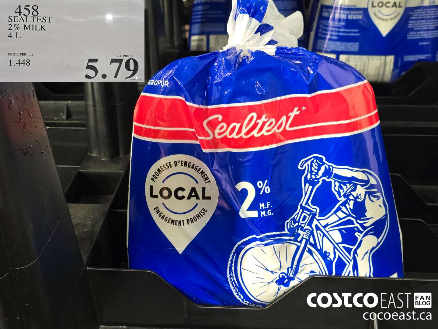458 SEALTEST 2% MILK 4 L $5.79