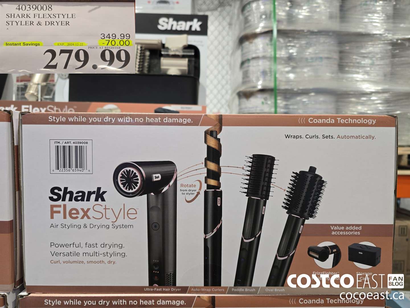 4039008 SHARK FLEXSTYLE STYLER & DRYER ($70.00 INSTANT SAVINGS EXPIRES ON 2024-12-22) $279.99