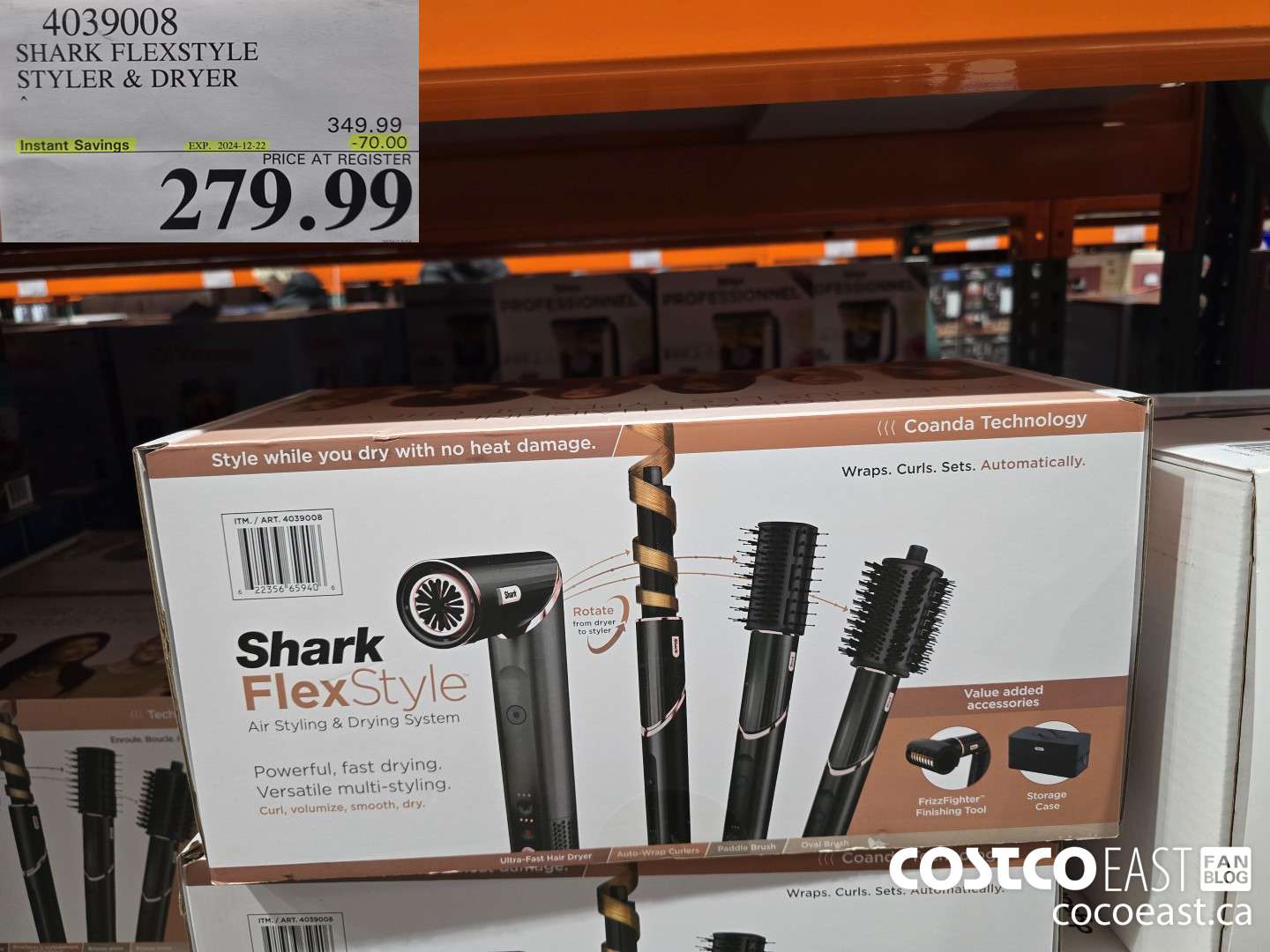 4039008 SHARK FLEXSTYLE STYLER & DRYER ($70.00 INSTANT SAVINGS EXPIRES ON 2024-12-22) $279.99